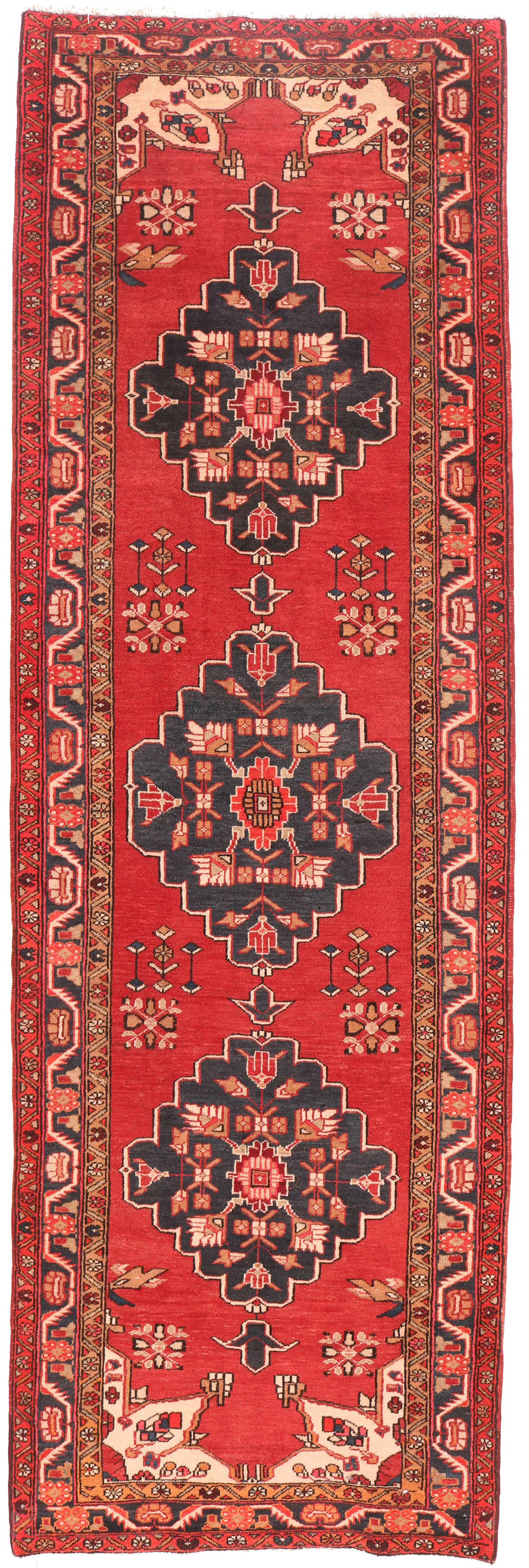 Persian Azerbaijan runner, 338 × 108 cm