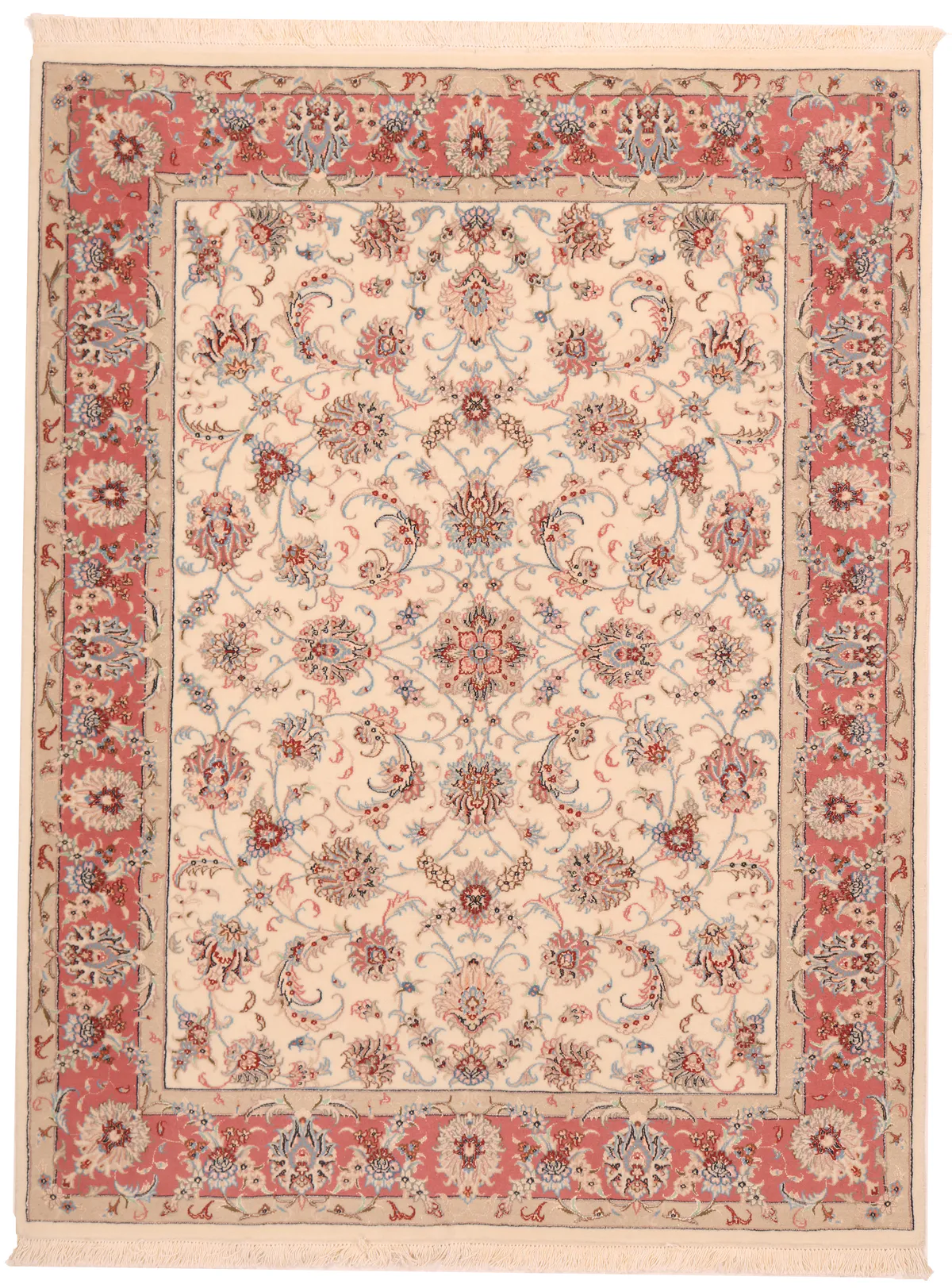 Persian Tabriz with silk highlights, 194 × 147 cm