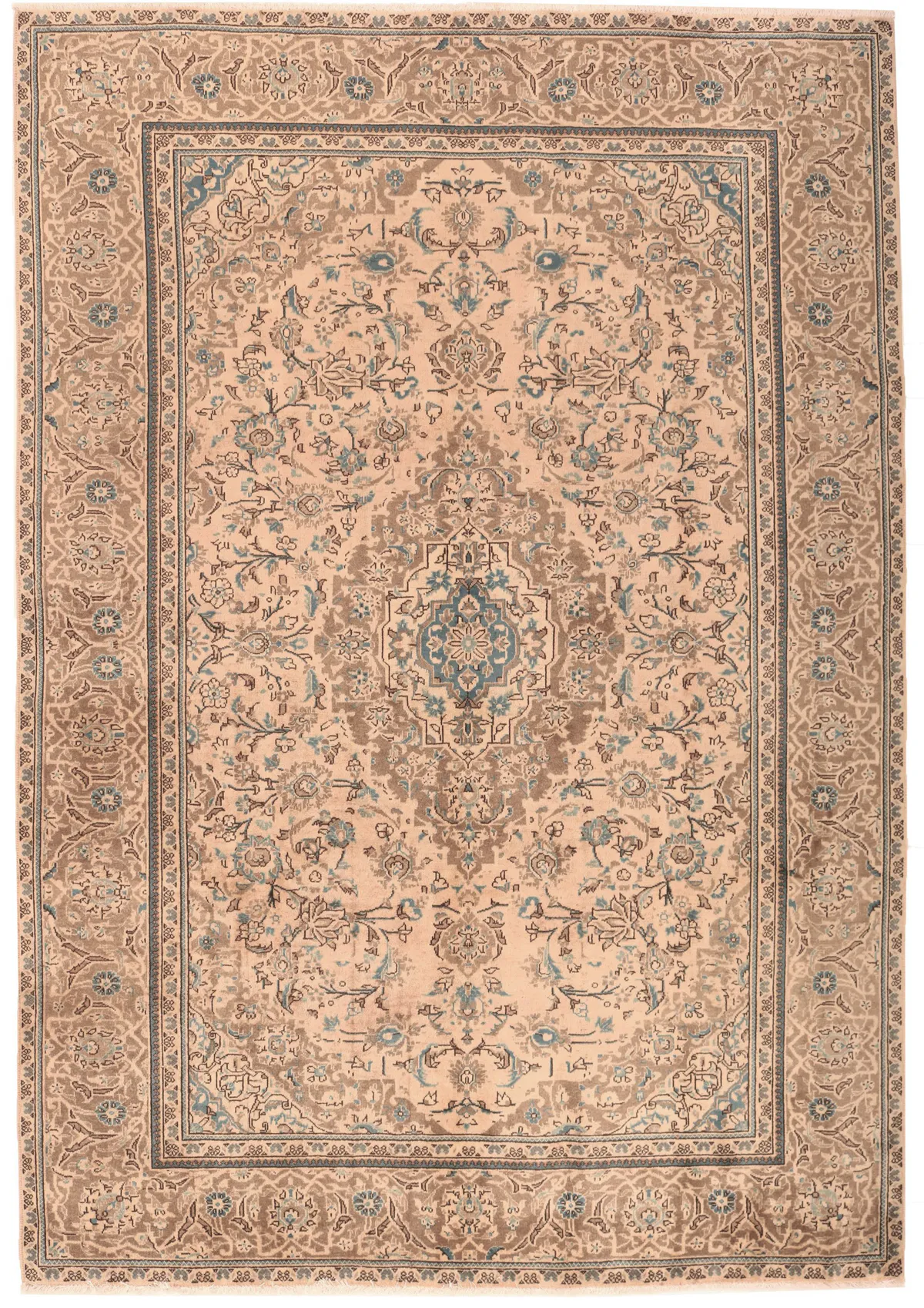 Persian Keshan / Kashan Vintage Rug, 283 × 193 cm