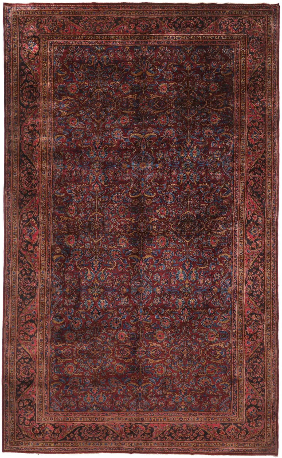 Persian Saruk / Sarouk Rug – 16'6 x 10, 507 × 307 cm