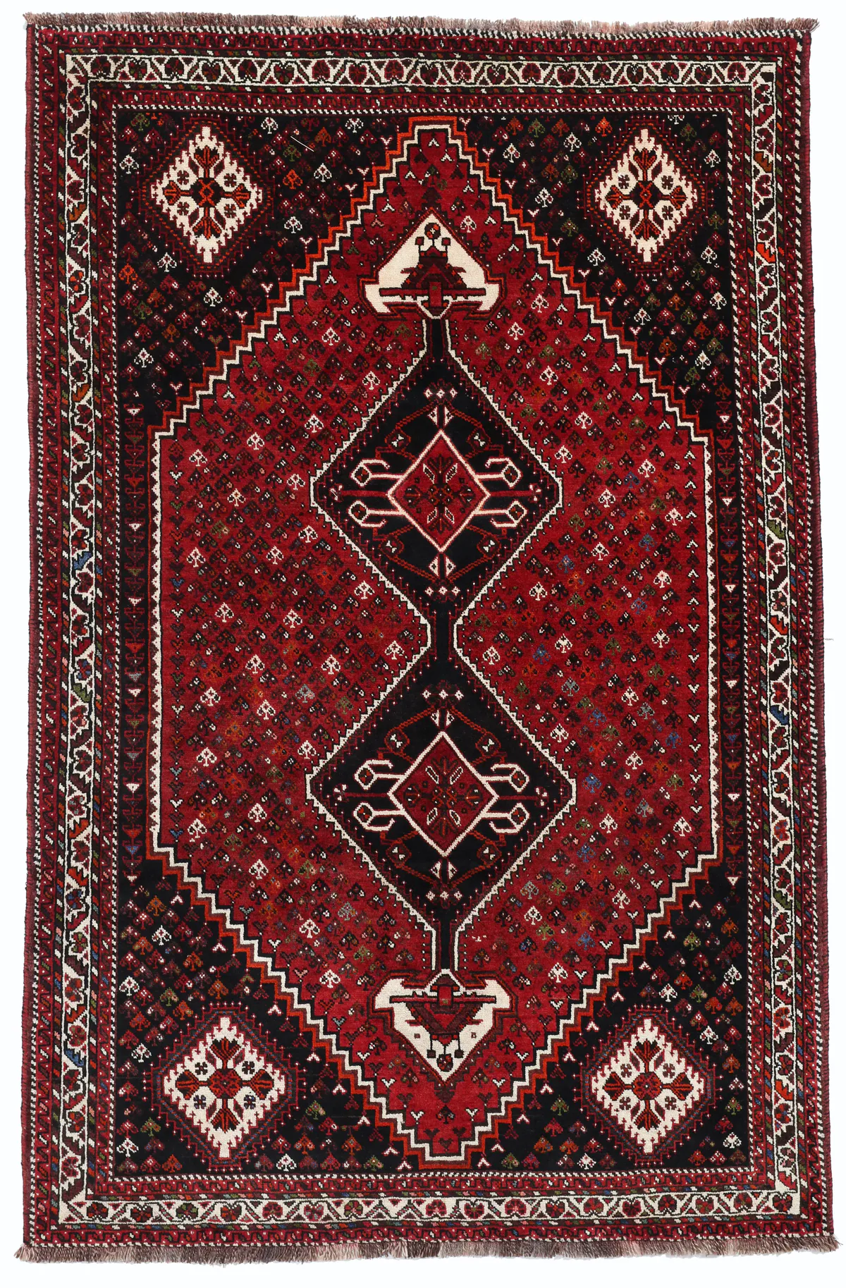 Persian Nomadic Shiraz Super Rug – 9 x 5'7, 276 × 176 cm