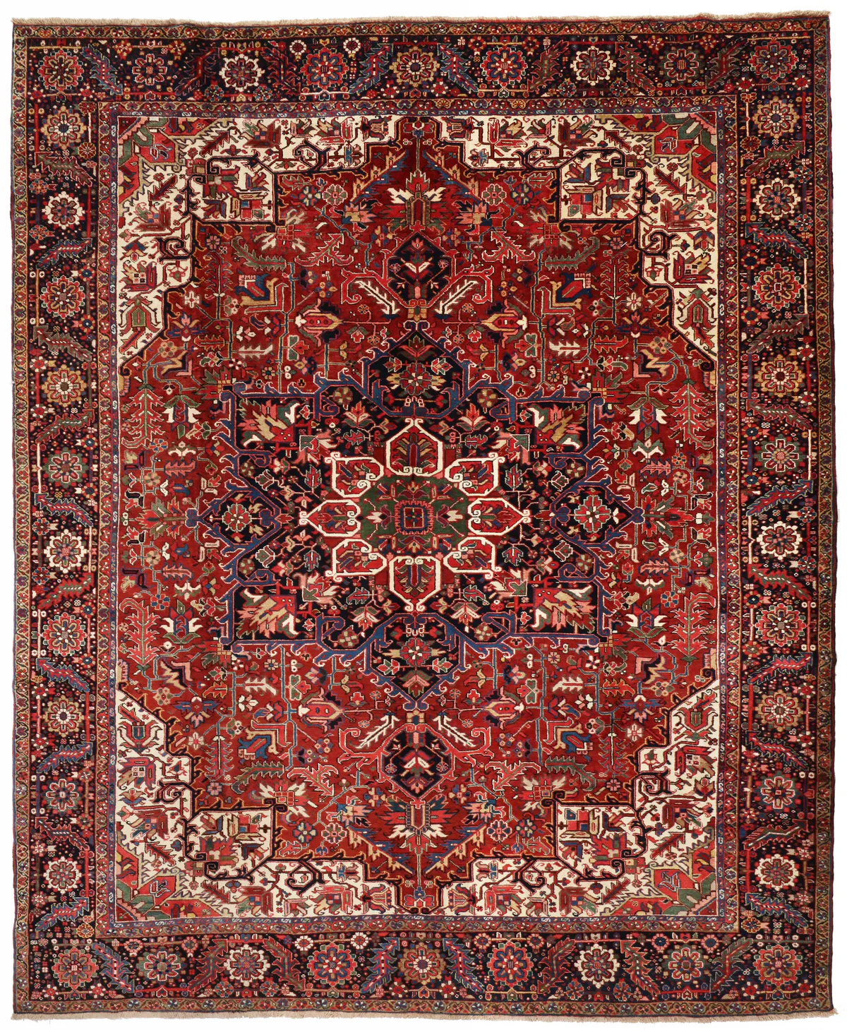 Persian Red Heriz Rug, 410 × 332 cm