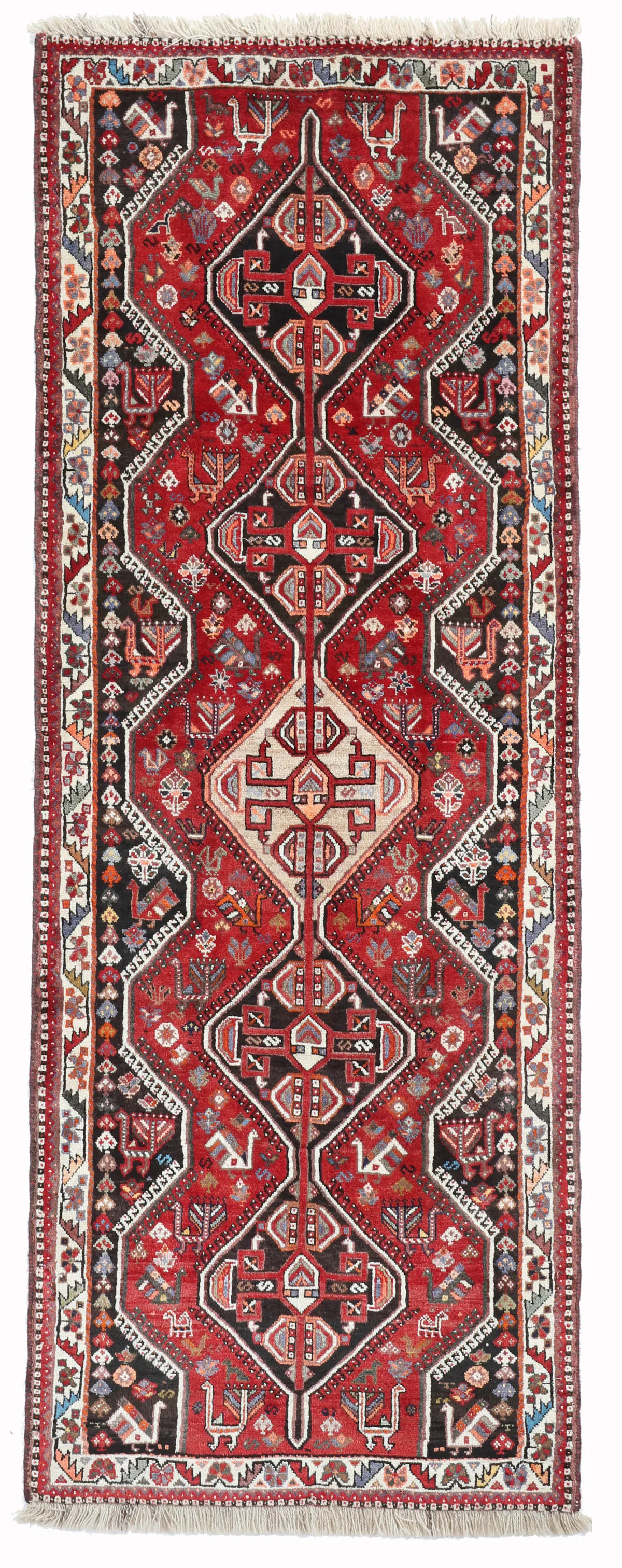 Persian Kashgai Qashgai Runner, 260 × 93 cm