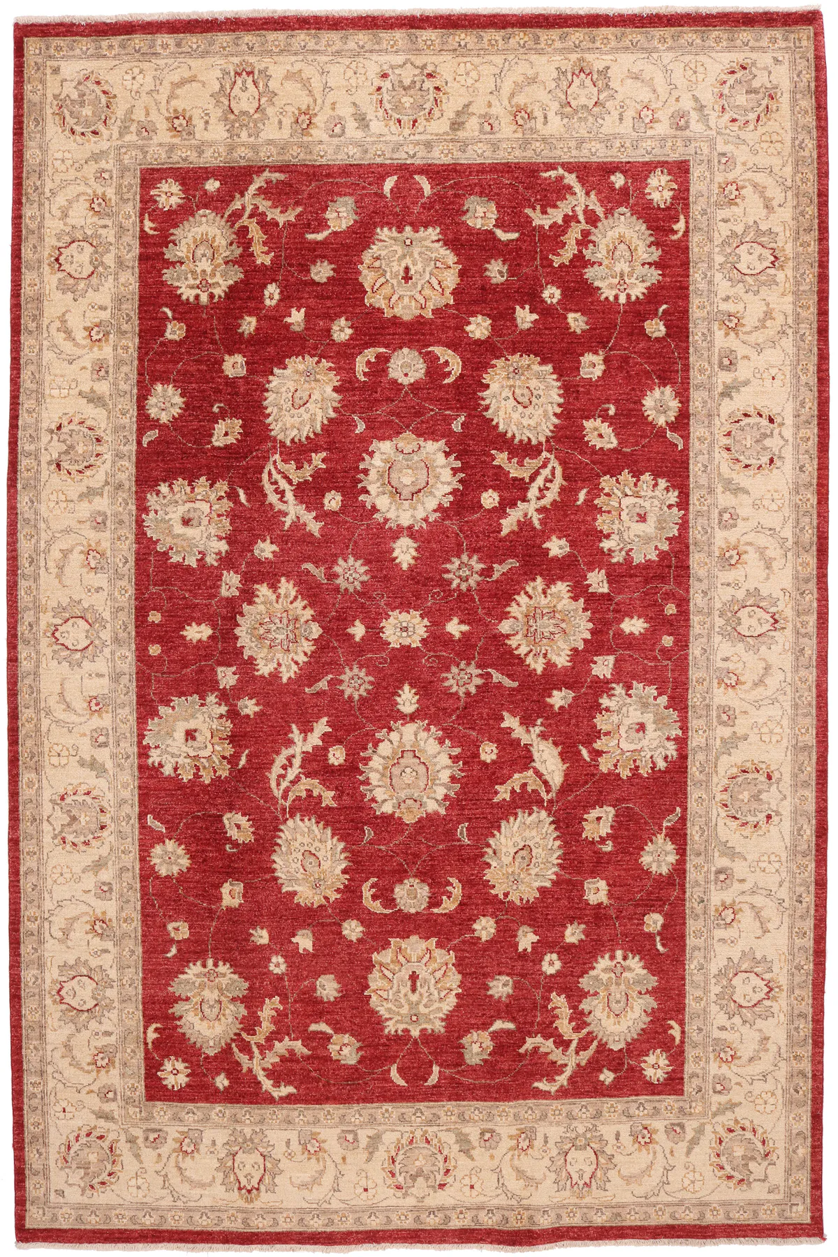 GAROUS / ZIEGLER DESIGN RUG – Red, 293 × 194 cm