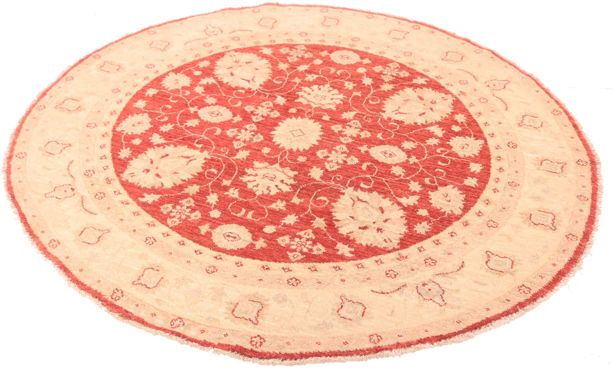 Circular Garous Ziegler design rug, 144 × 142 cm