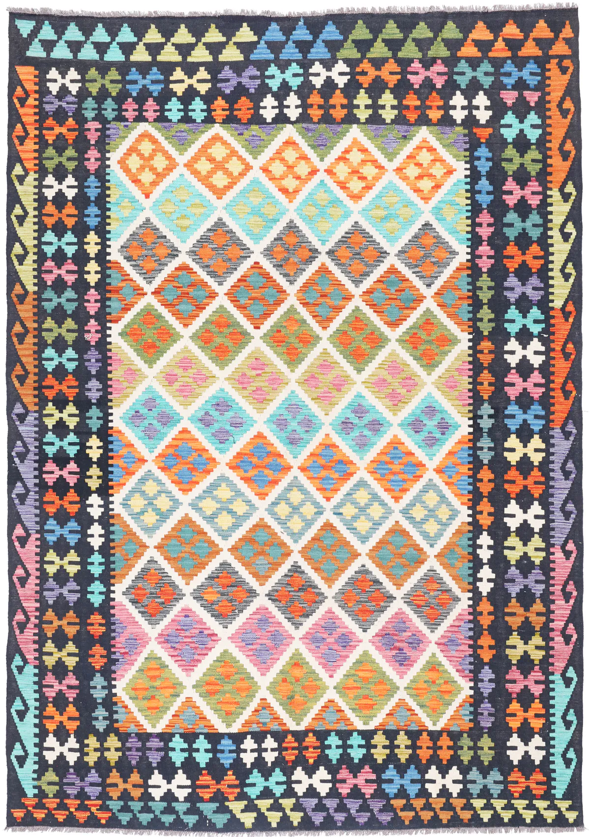 Shirvan Design Kilim, 304 × 207 cm