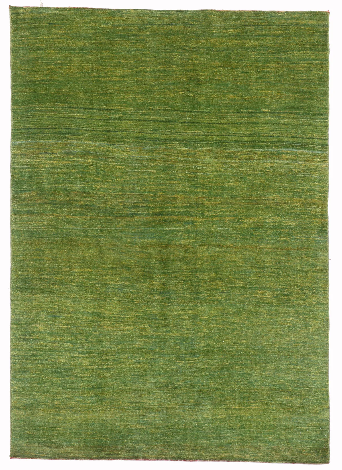 Persian Gabbeh Green Rug, 207 × 145 cm