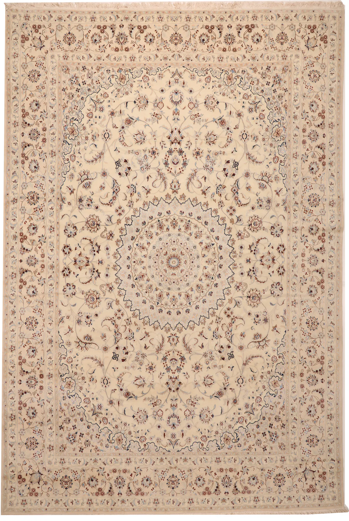 PERSIAN NAIN RUG WITH SILK HIGHLIGHTS, 442 × 301 cm