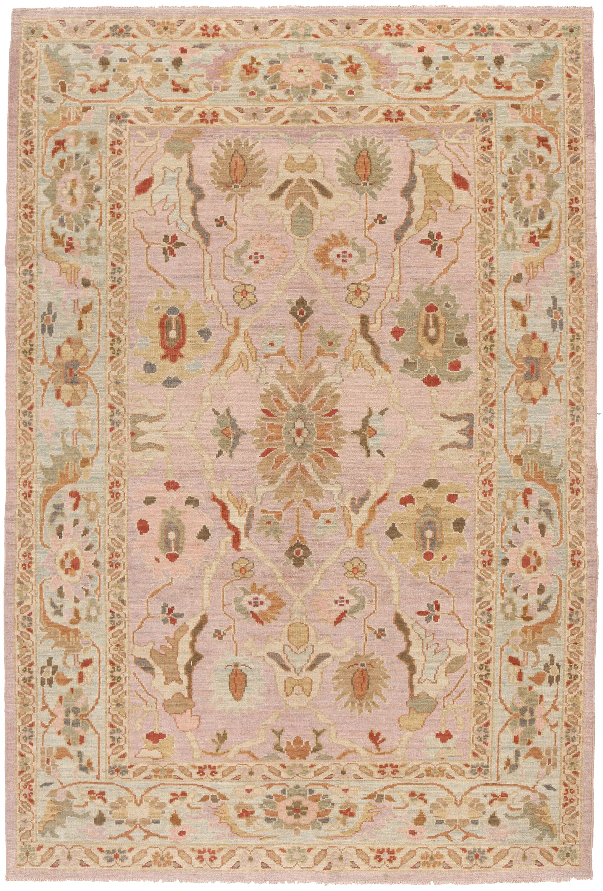 Sultanabad Rug – 8'9 x 6, 272 × 183 cm