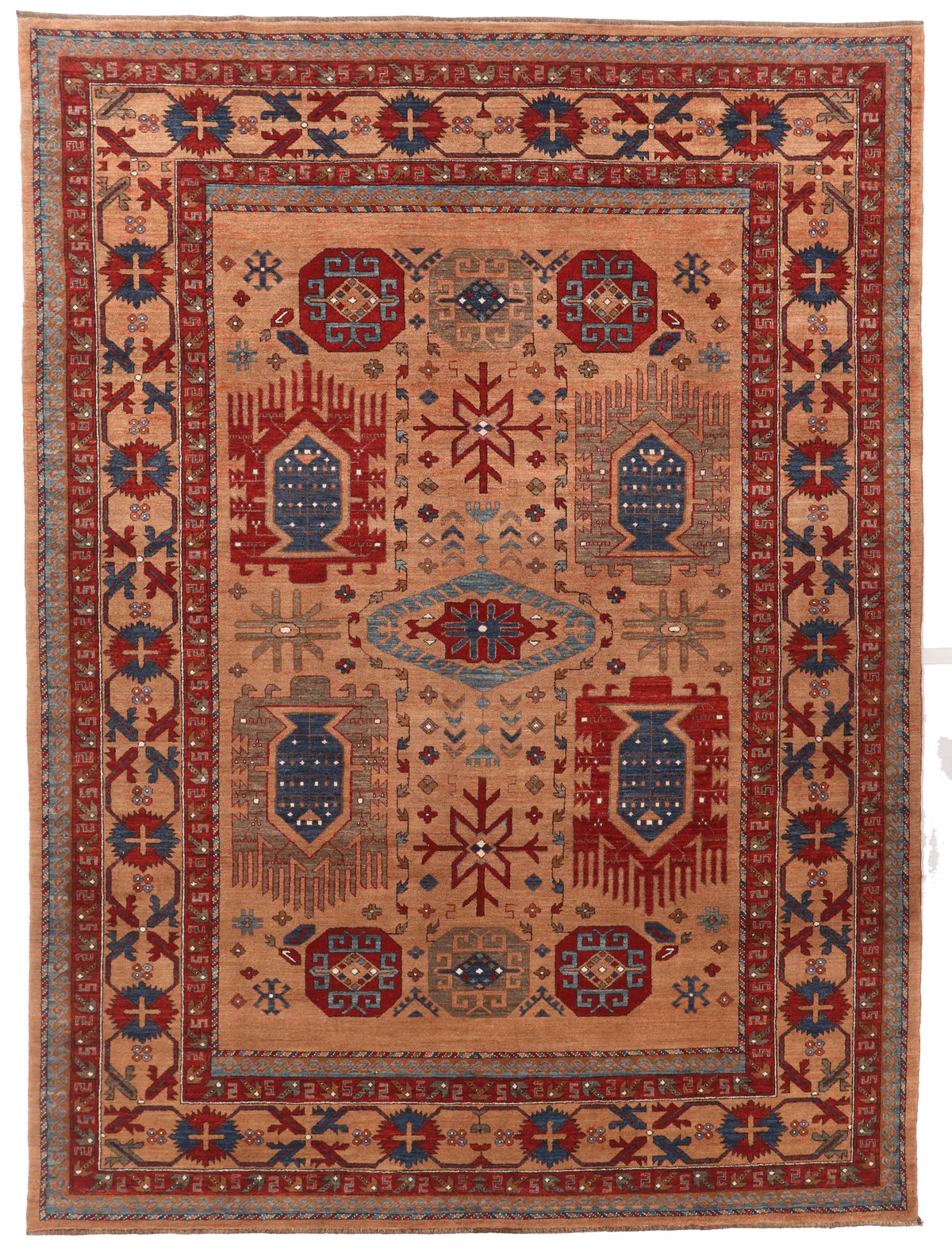 Shirvan Design Rug, 371 × 282 cm