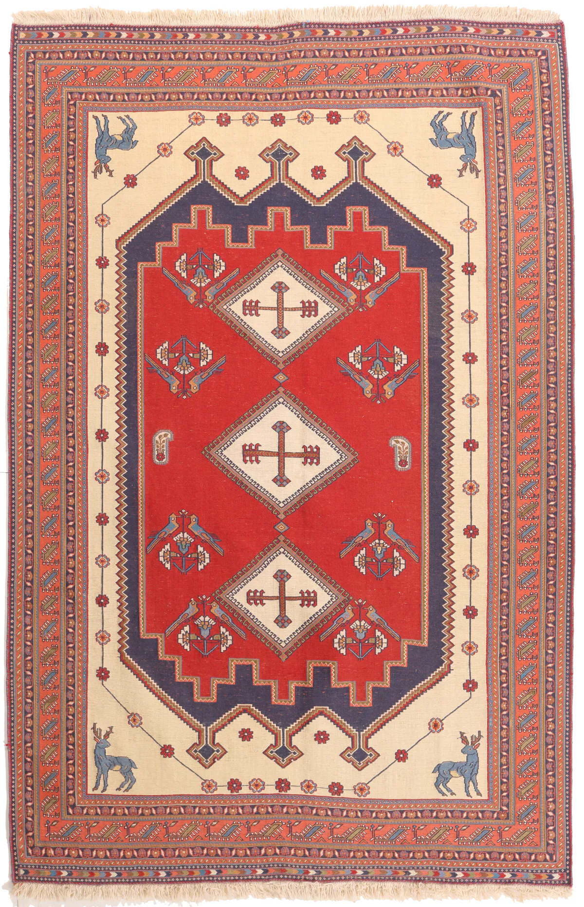 Sumak Weave, 198 × 133 cm