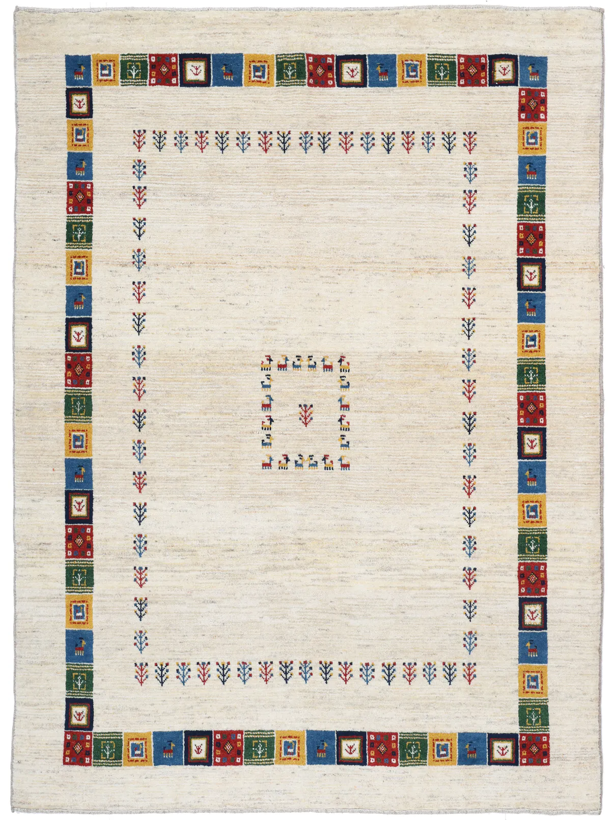 Decorative Gabbeh Beige, 246 × 181 cm