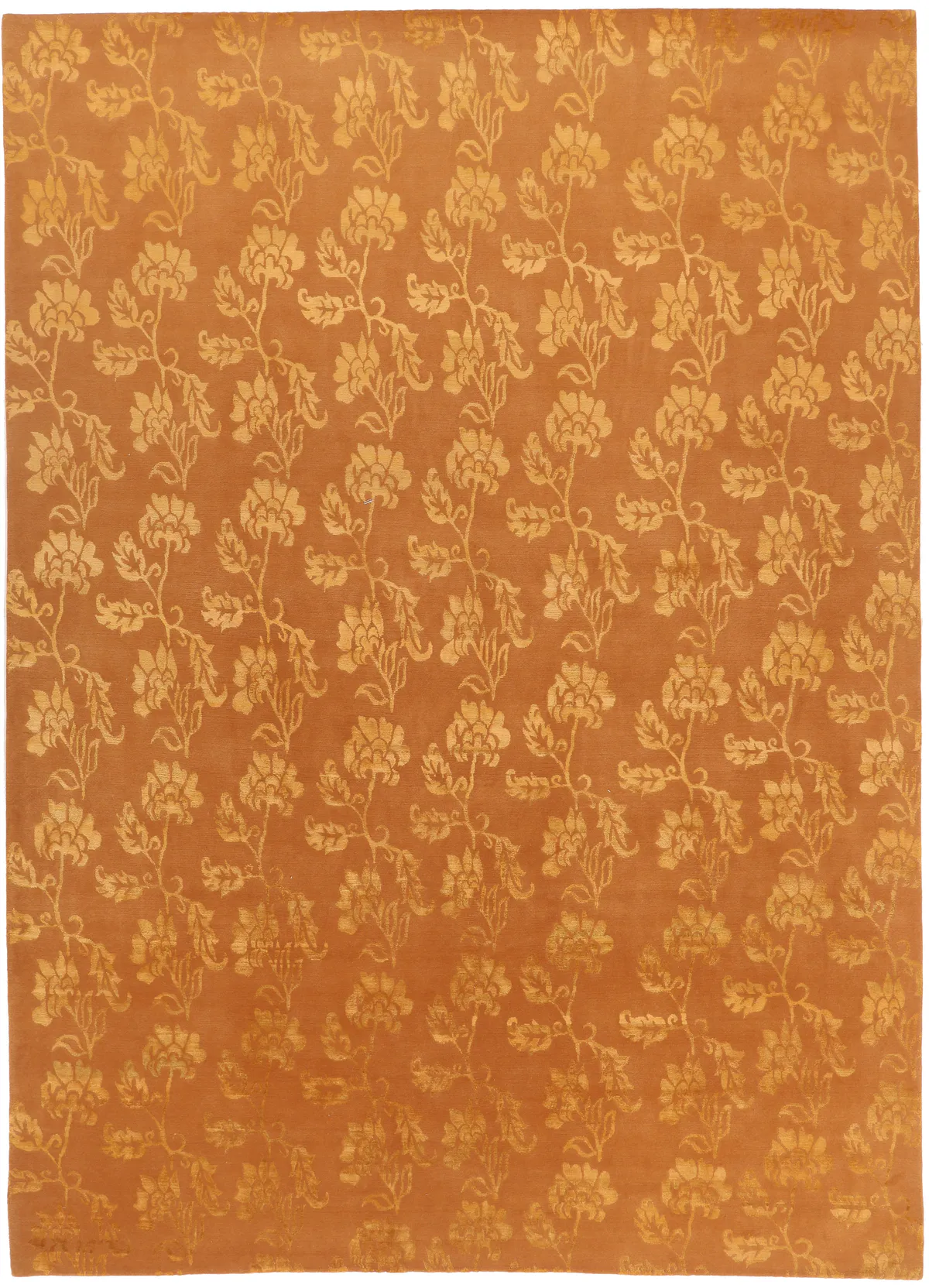 Himalaya Design Hand-Knotted Wool & Silk Rug, 422 × 306 cm