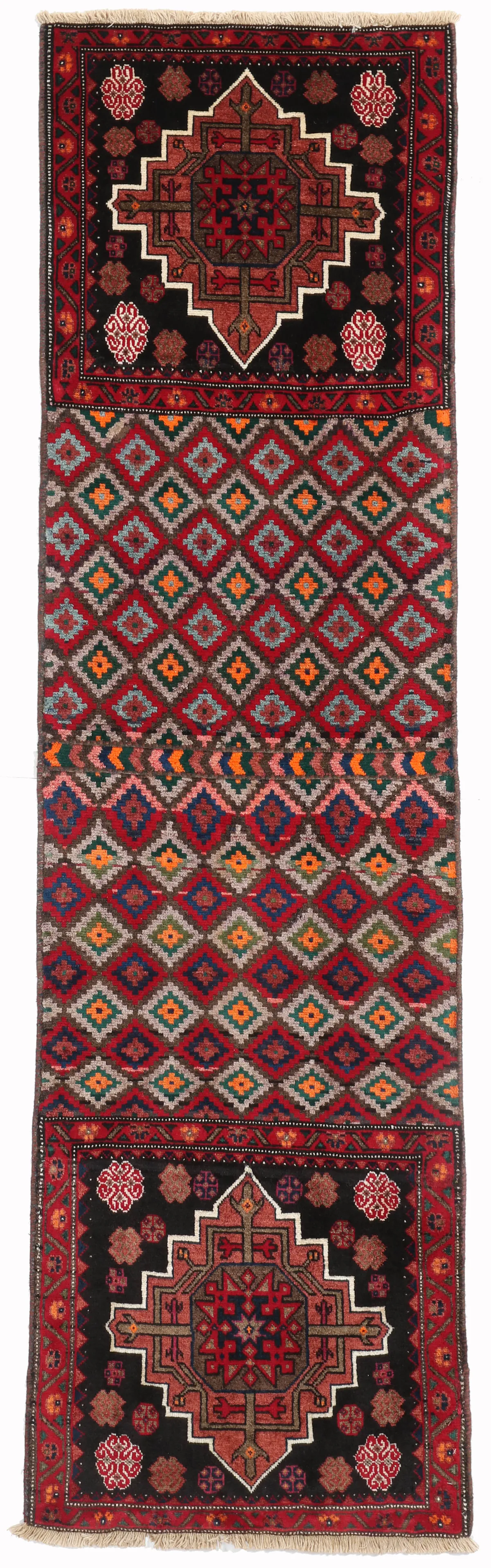 Persian Afshar Red Runner, 278 × 78 cm