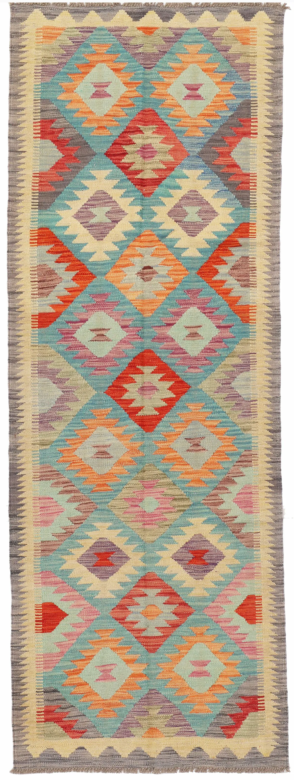 Shirvan Design Blue Runner, 239 × 81 cm