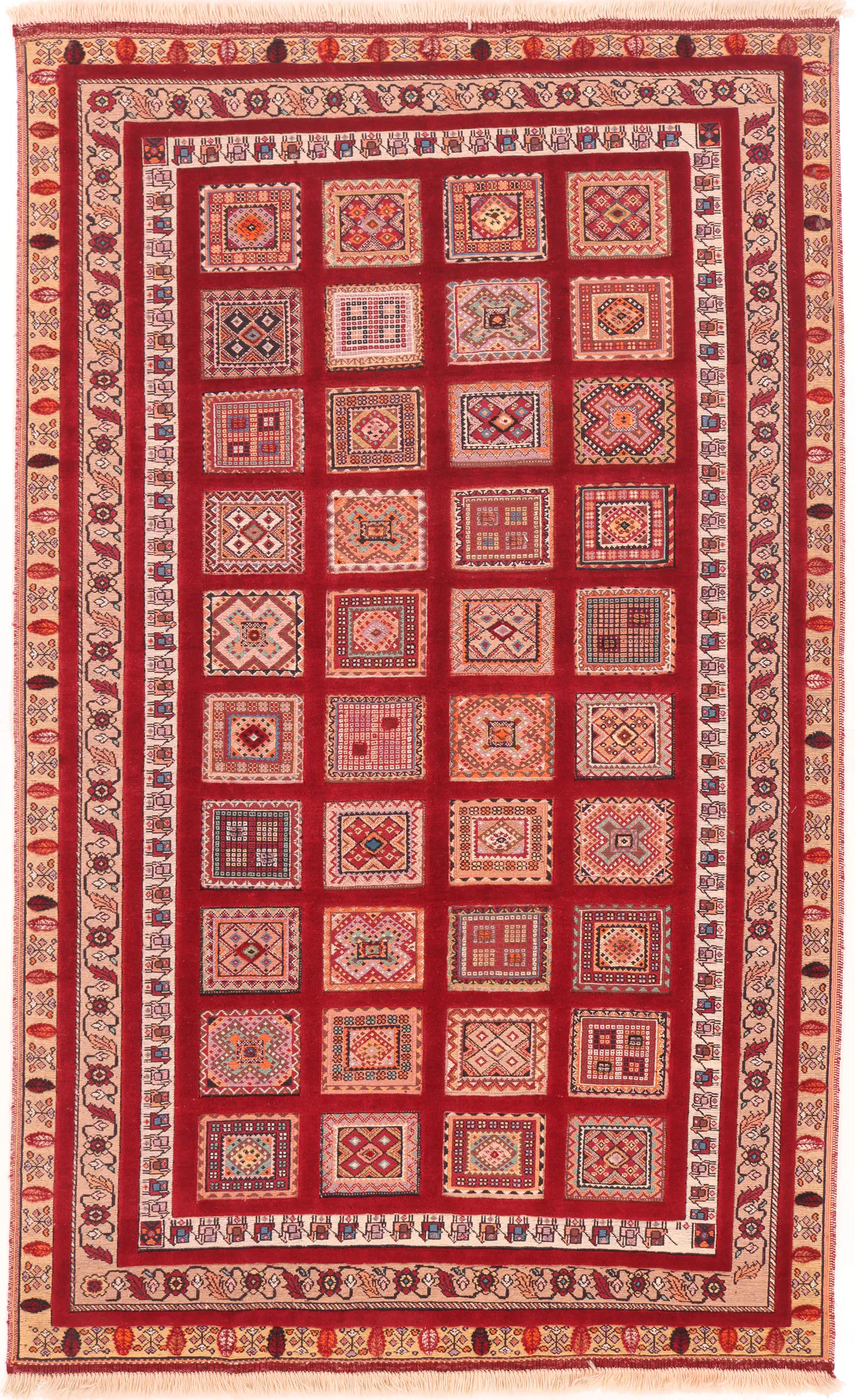 Afshar Sirjan Part Pile Kilim, 245 × 150 cm