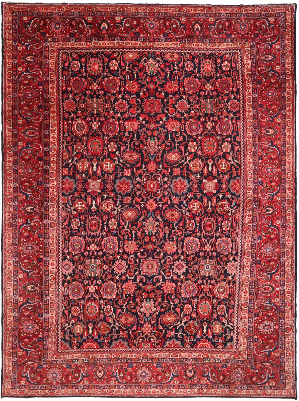 Nanaj Rug – Red, 436 × 327 cm