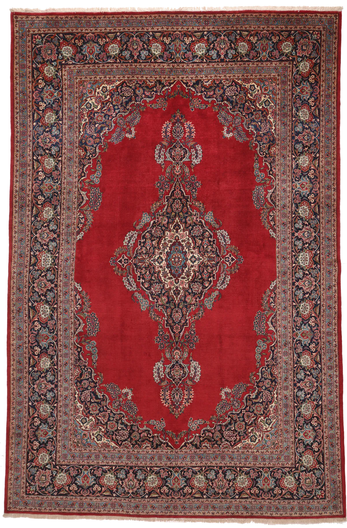 Antique Keshan / Kashan Rug – circa 1940, 360 × 236 cm