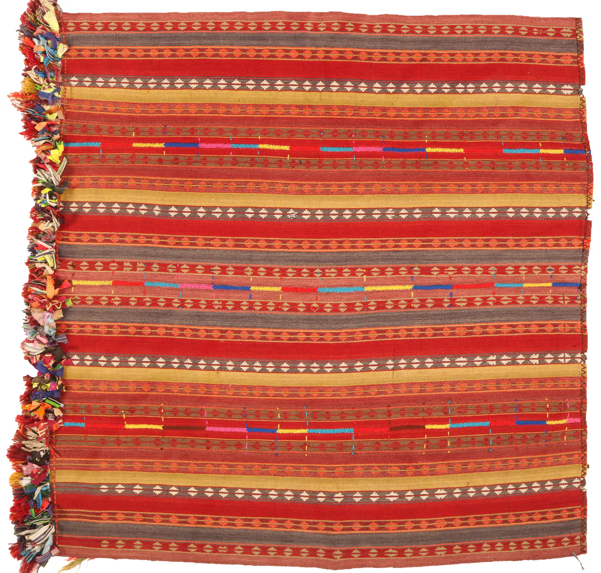 Kashgai Qashgai Kurdi Kilim, 208 × 205 cm