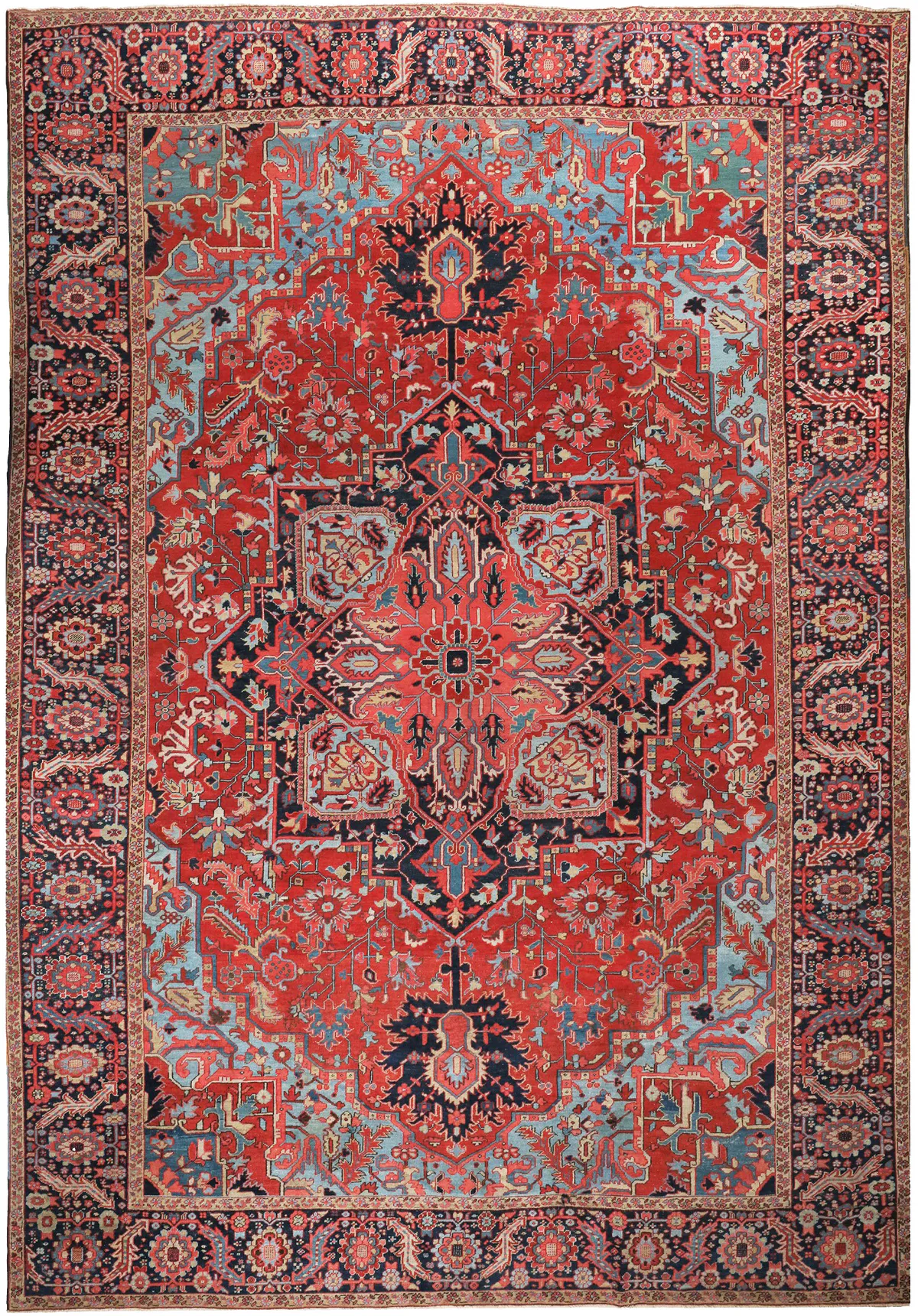 Antique Heriz Serapi Rug circa 1900, 491 × 366 cm