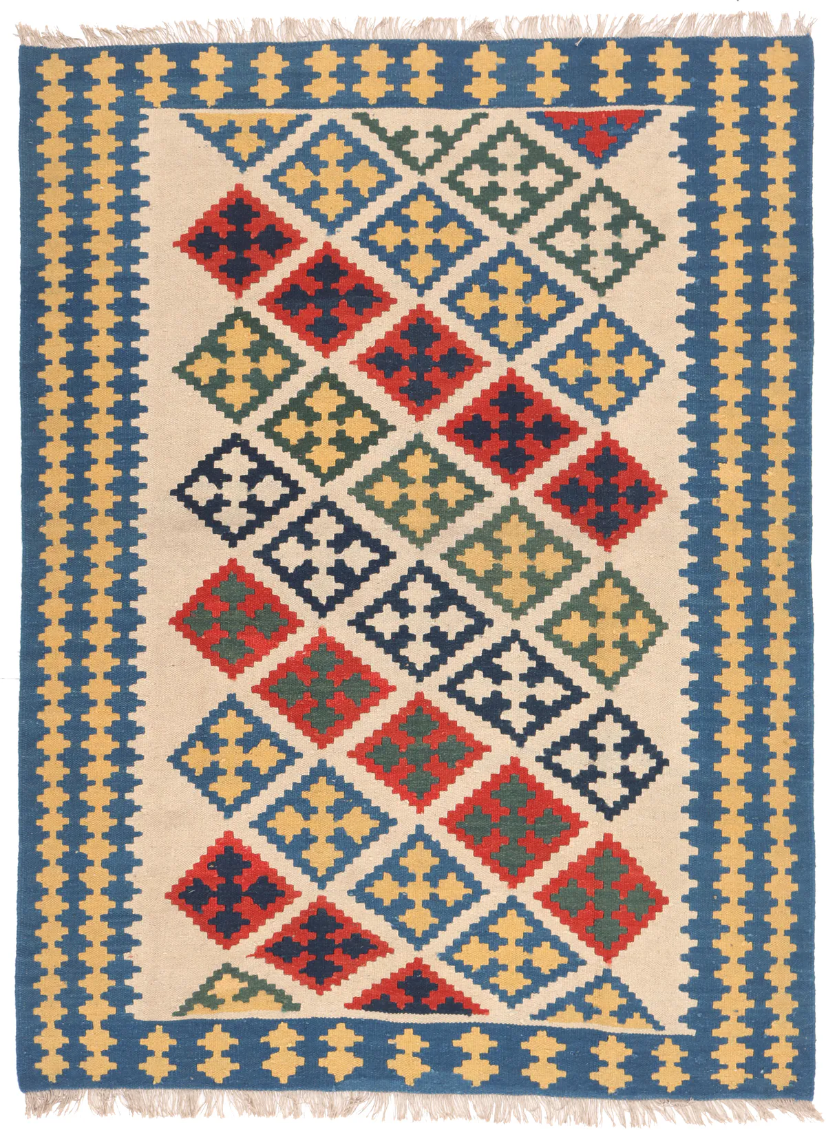 Kashgai or Qashkai Kilim 6'6 x 5, 199 × 148 cm