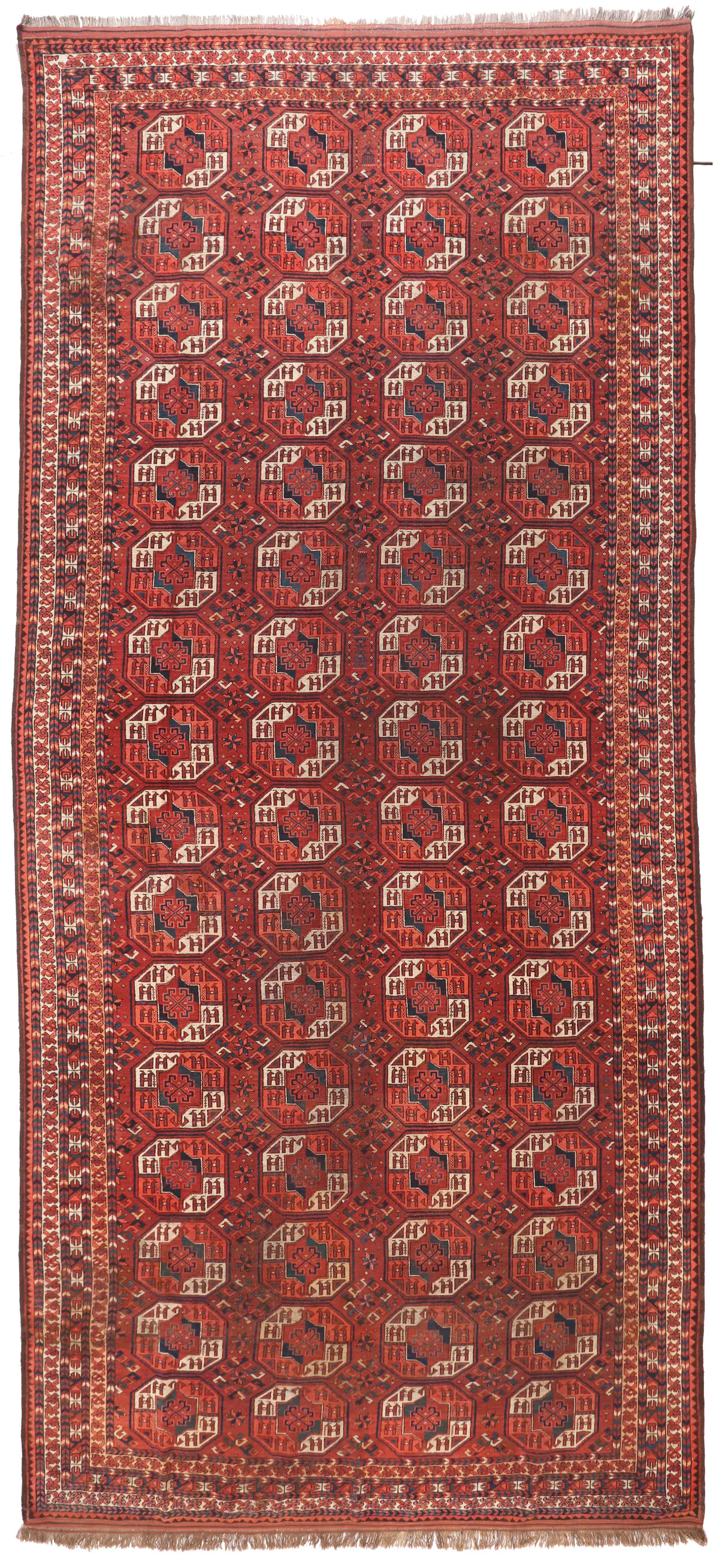 Antique Afghan Runner, 543 × 246 cm