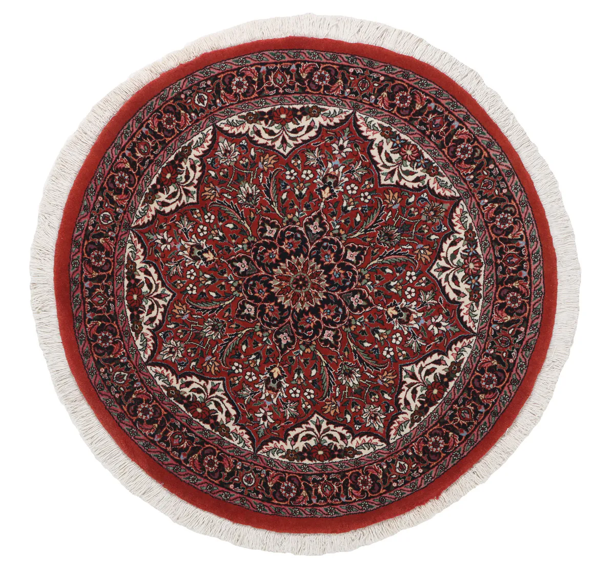 Circular Bidjar rug, 110 × 110 cm