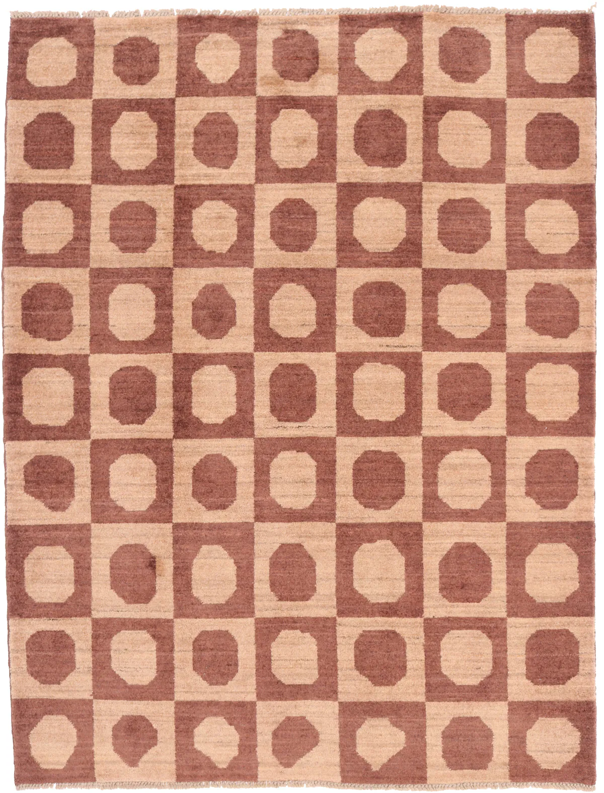 Modern Gabbeh Shekarlou Geometric Rug, 228 × 177 cm