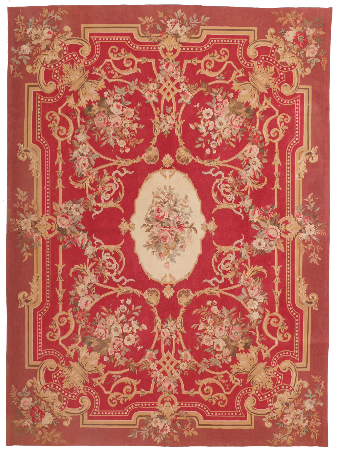 Aubusson Rug in, 249 × 181 cm