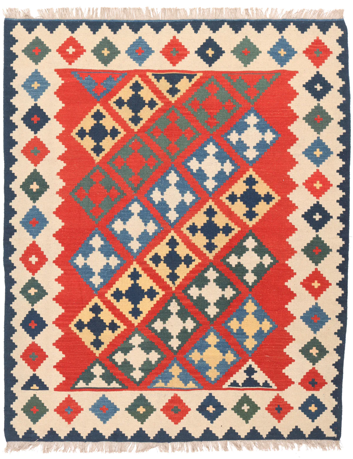 Kashgai or Qashkai Kilim, 192 × 156 cm
