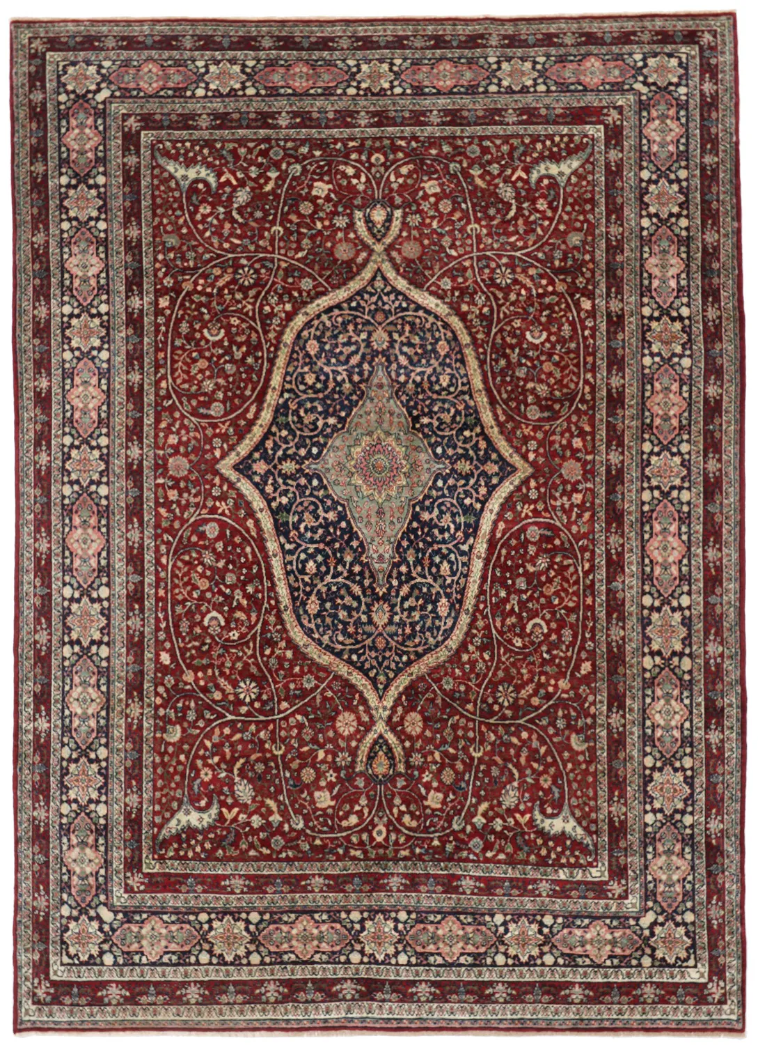 Persian Tabriz Rug in, 280 × 203 cm