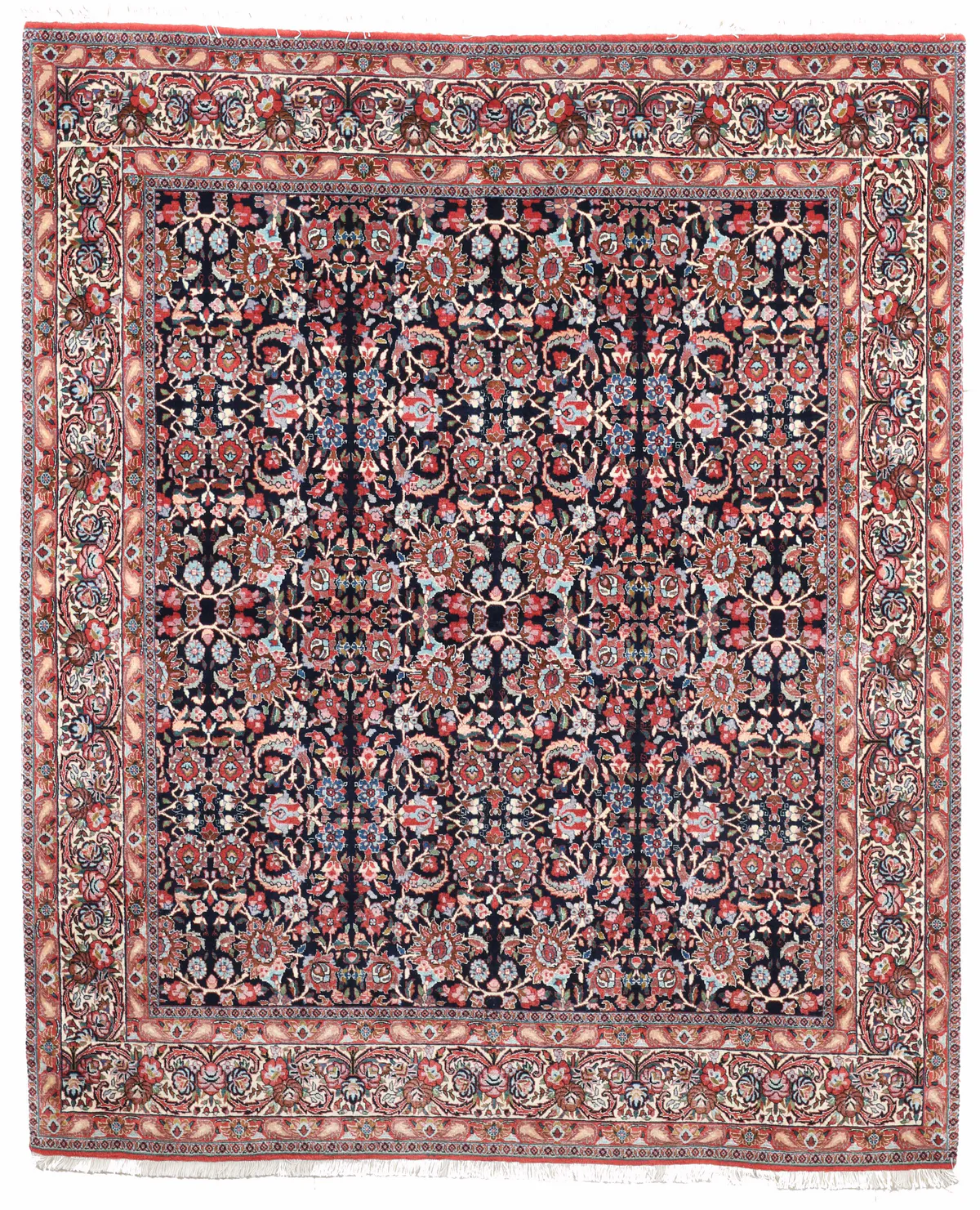 Persian Fine Bidjar/Bijar Rug, 248 × 203 cm
