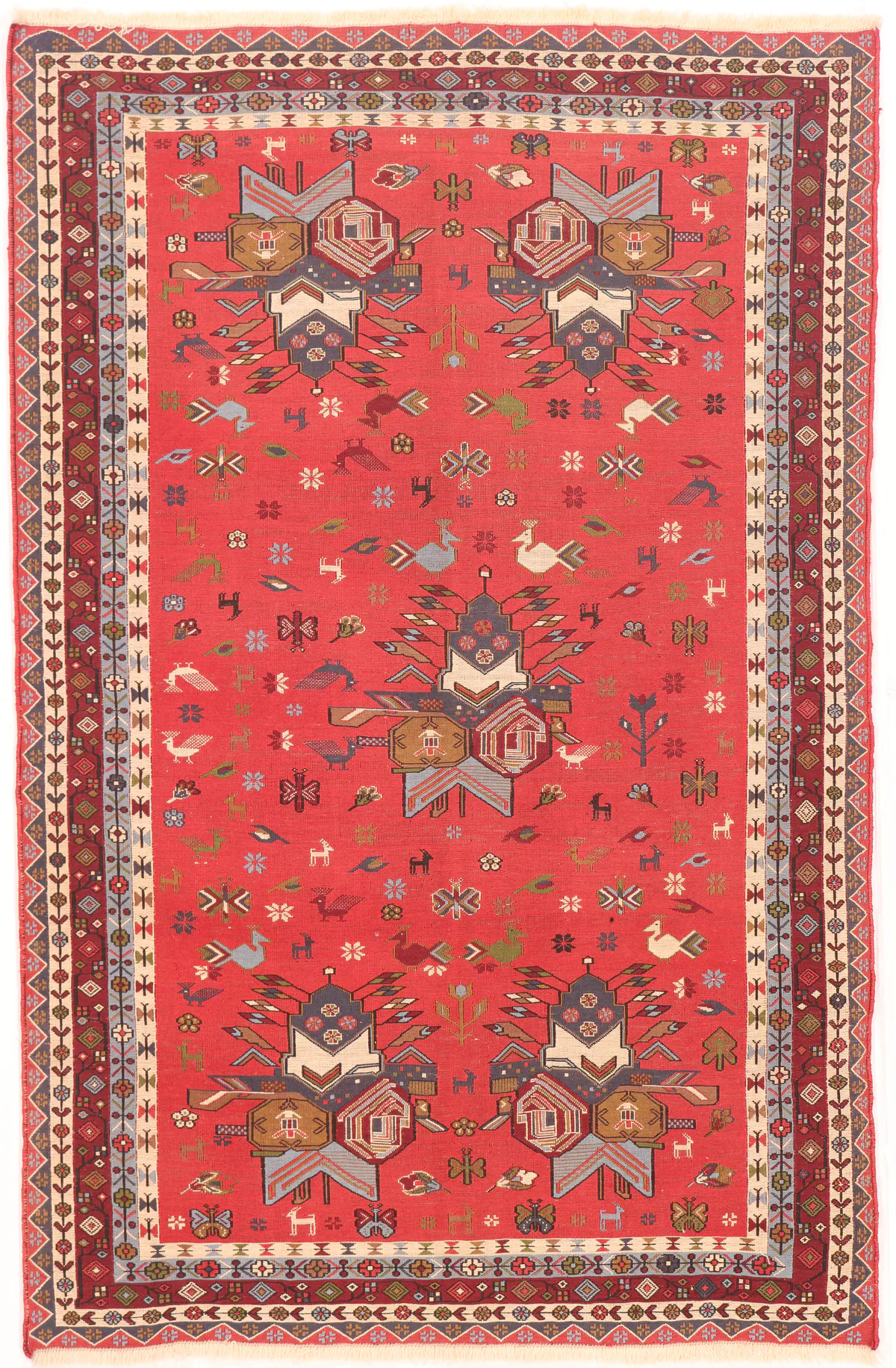 Sumak Weave, 192 × 123 cm