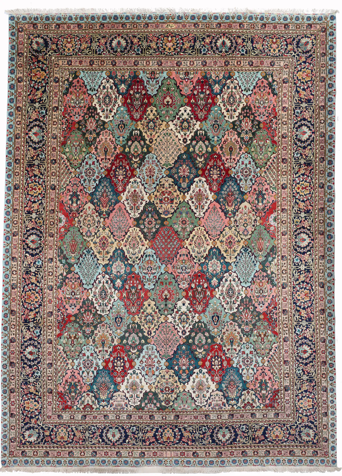 Antique Tabriz Petag Design Rug, 424 × 308 cm
