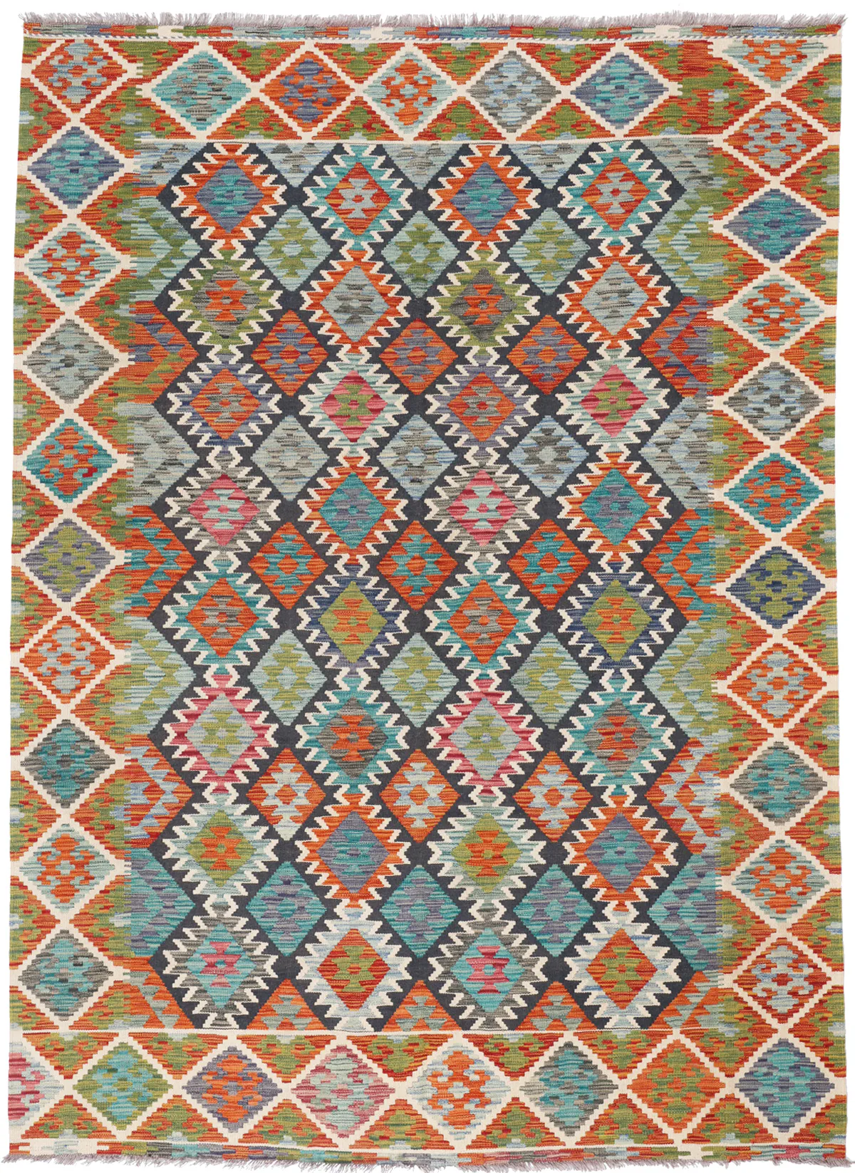 Shirvan Kilim Rug, 281 × 204 cm