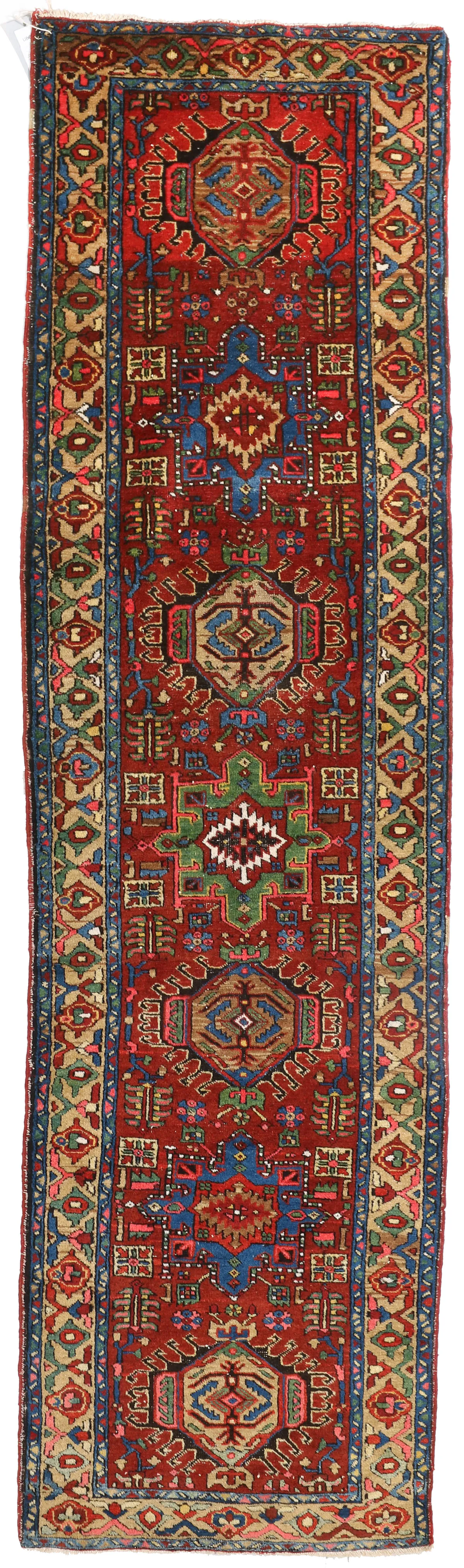Persian Heriz Runner, 335 × 87 cm
