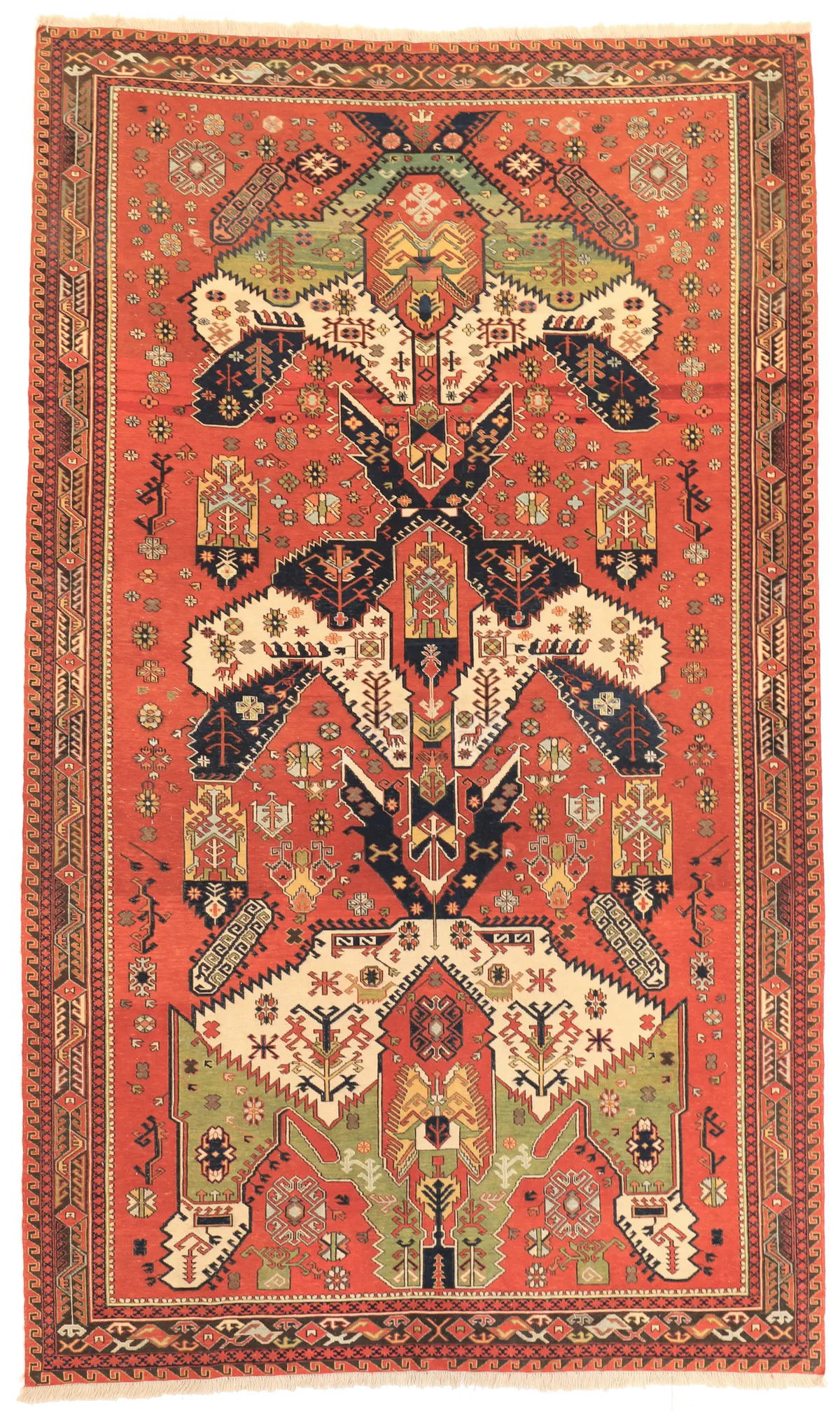 Afghan Sumak Kilim, 336 × 201 cm