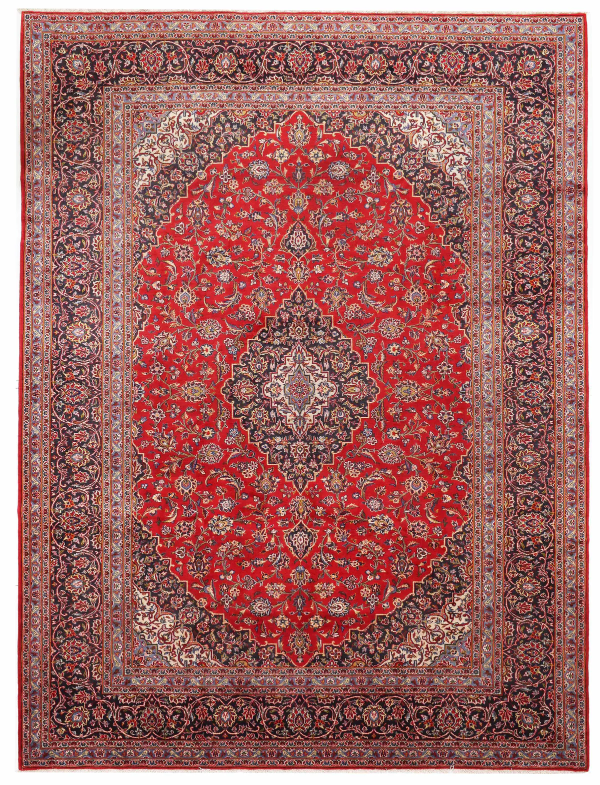 Keshan/Kashan Design Rug, 403 × 297 cm