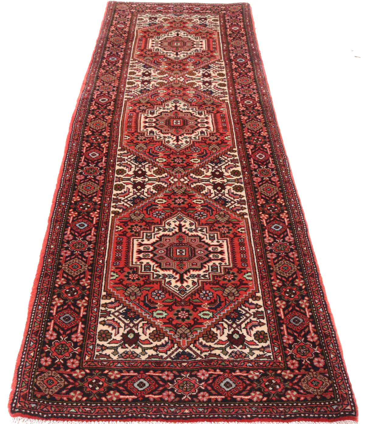 Persian gholtog runner – Red, 210 × 62 cm