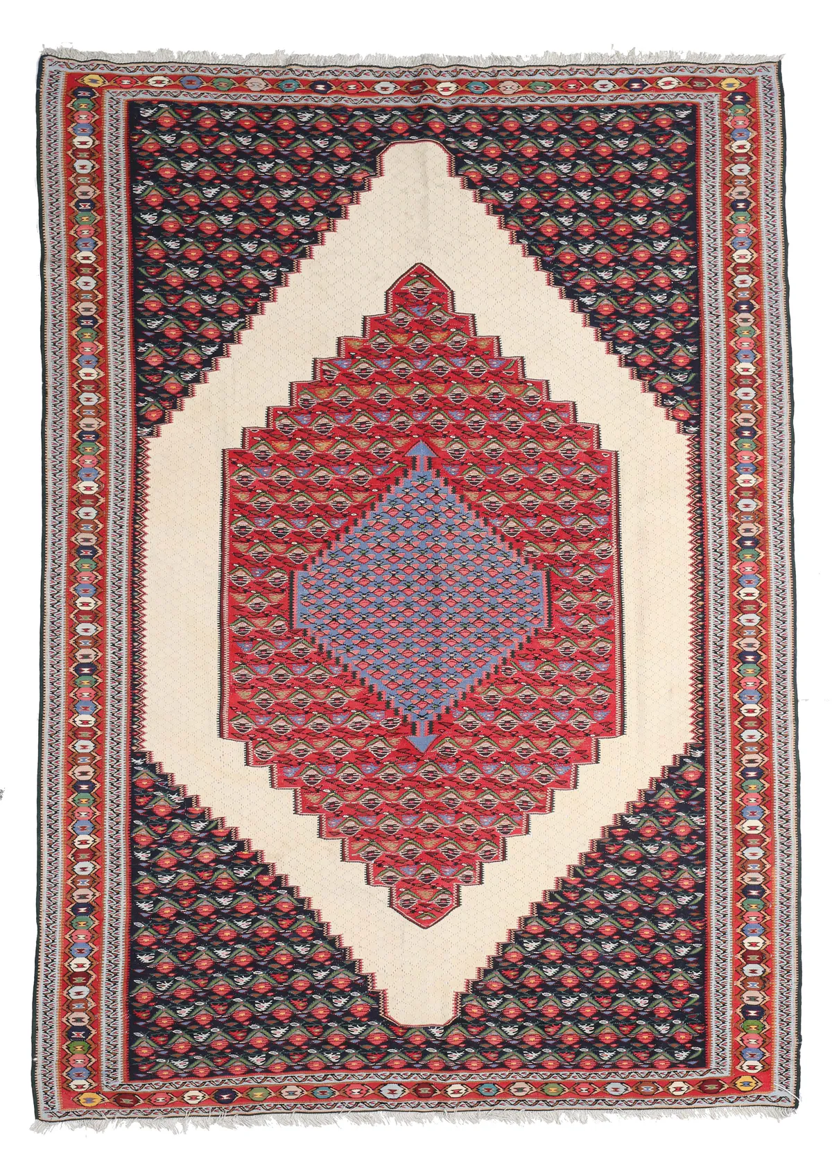 Persian Senneh Rug, 238 × 164 cm