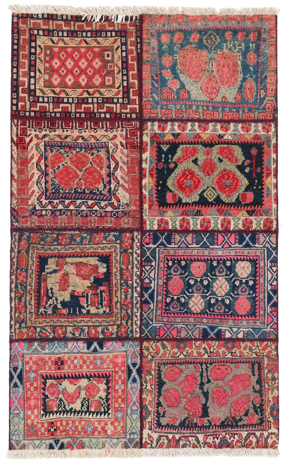 Persian Cheltekeh Design Rug in, 181 × 111 cm