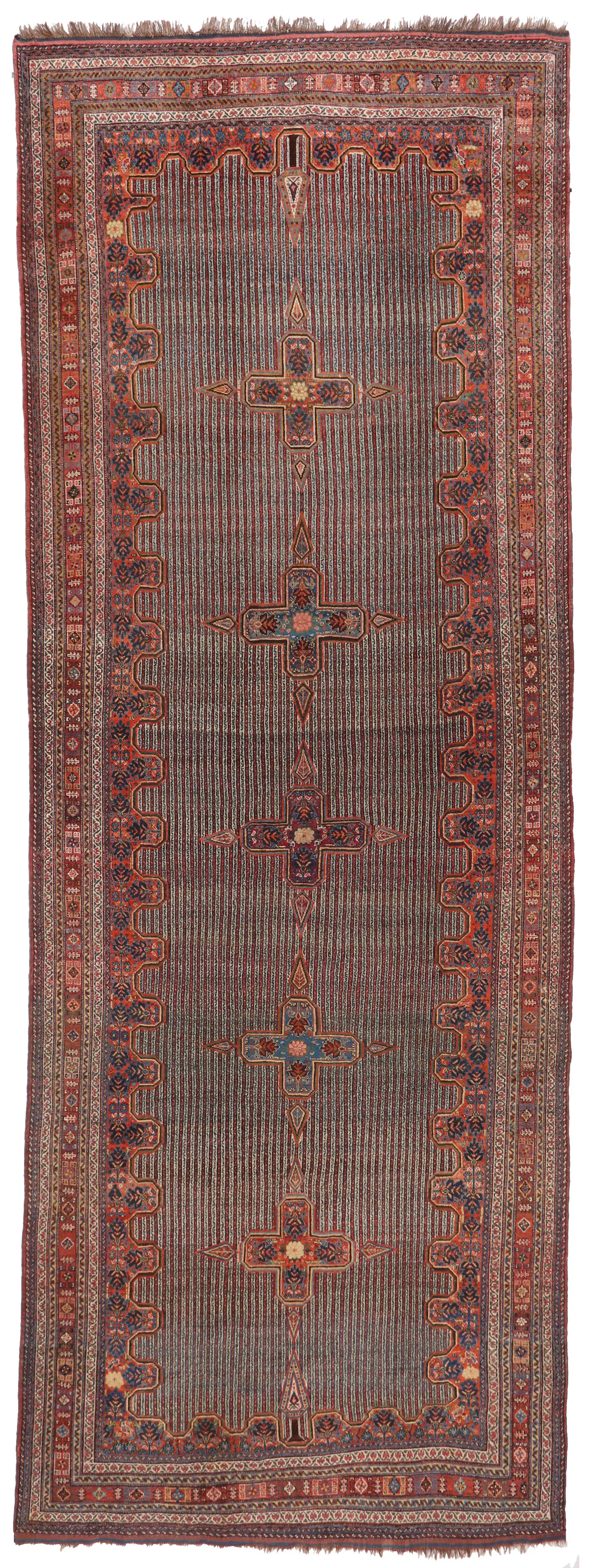 Antique Kashgai Qashgai Kelle – circa 1910 runner, 578 × 210 cm