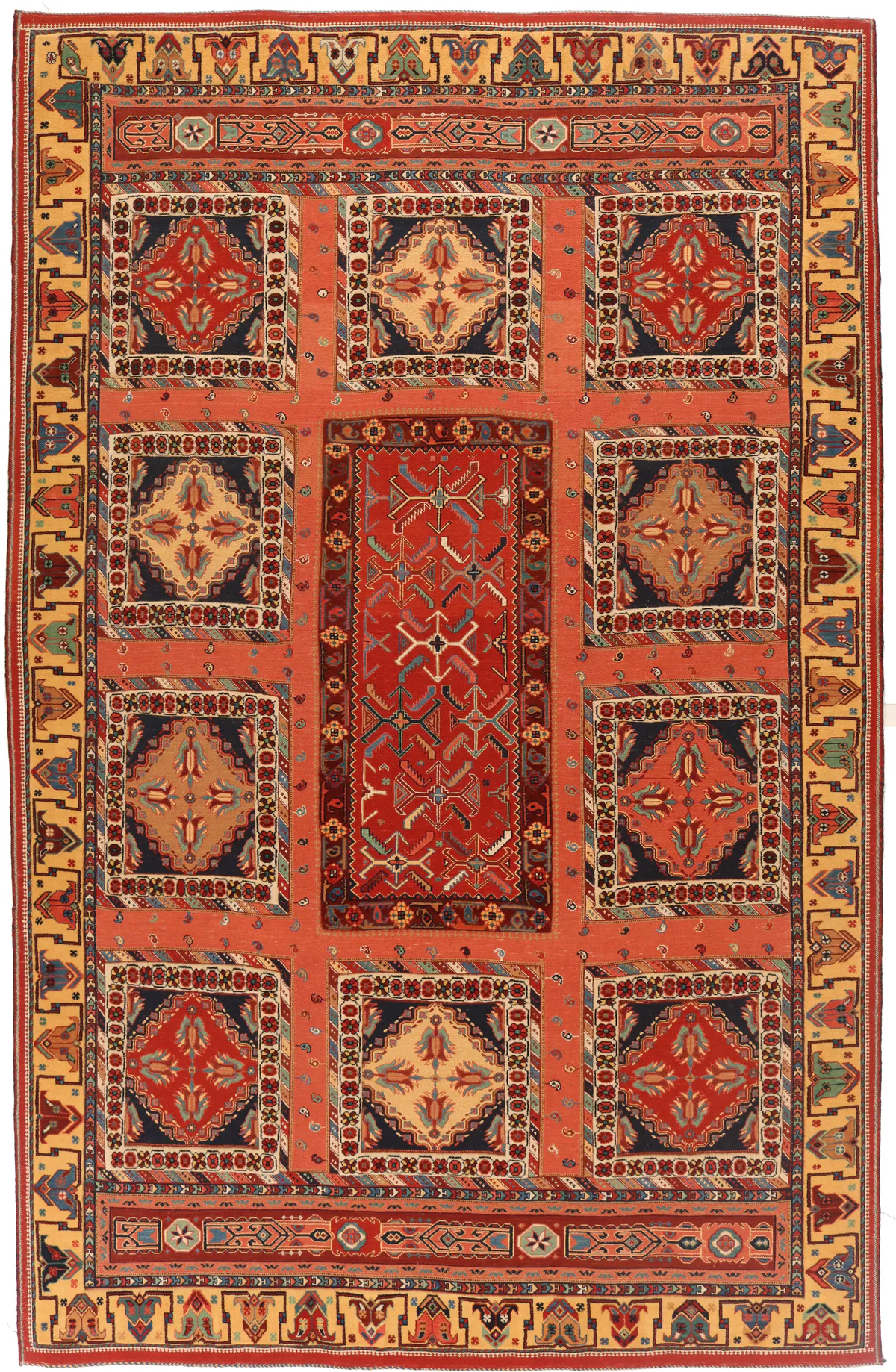 Suzani Afshar Extremely Fine Kilim, 316 × 200 cm