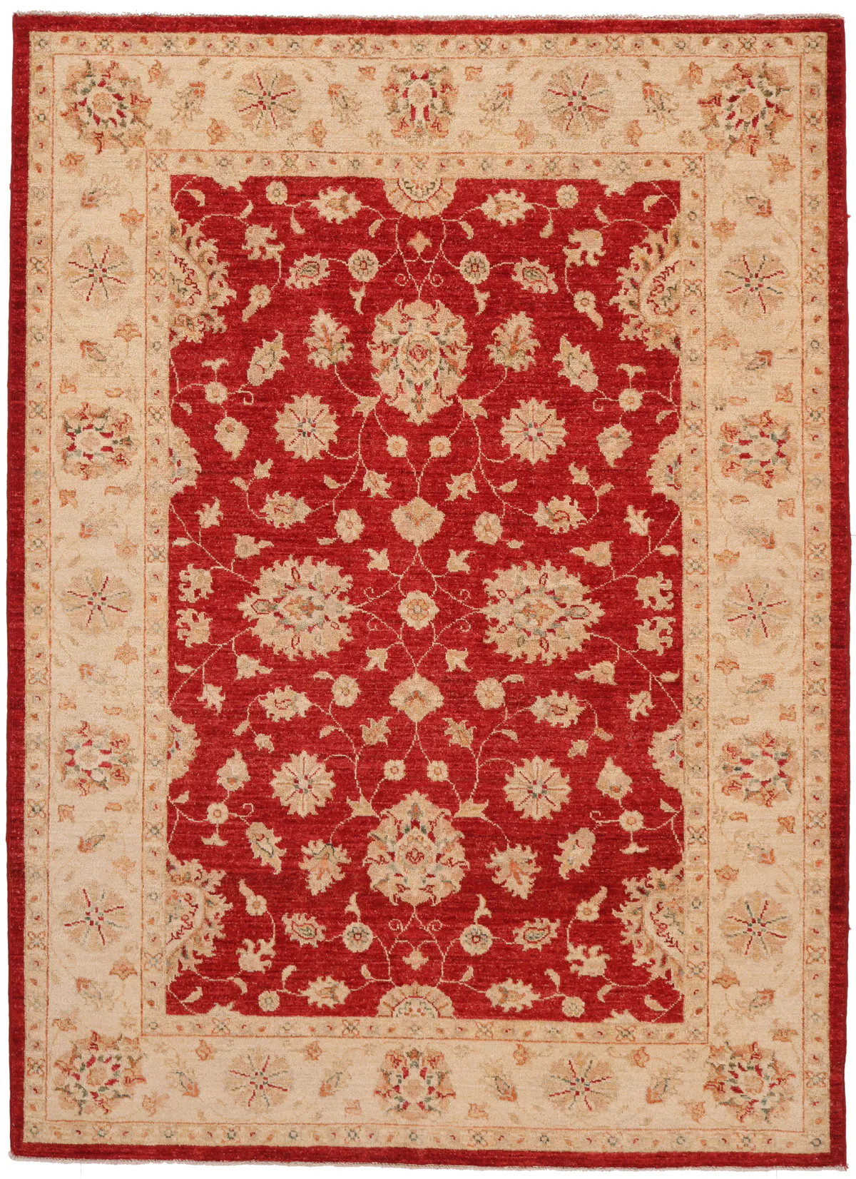 Garous / Ziegler Design Rug – Red 7 x 5, 199 × 147 cm