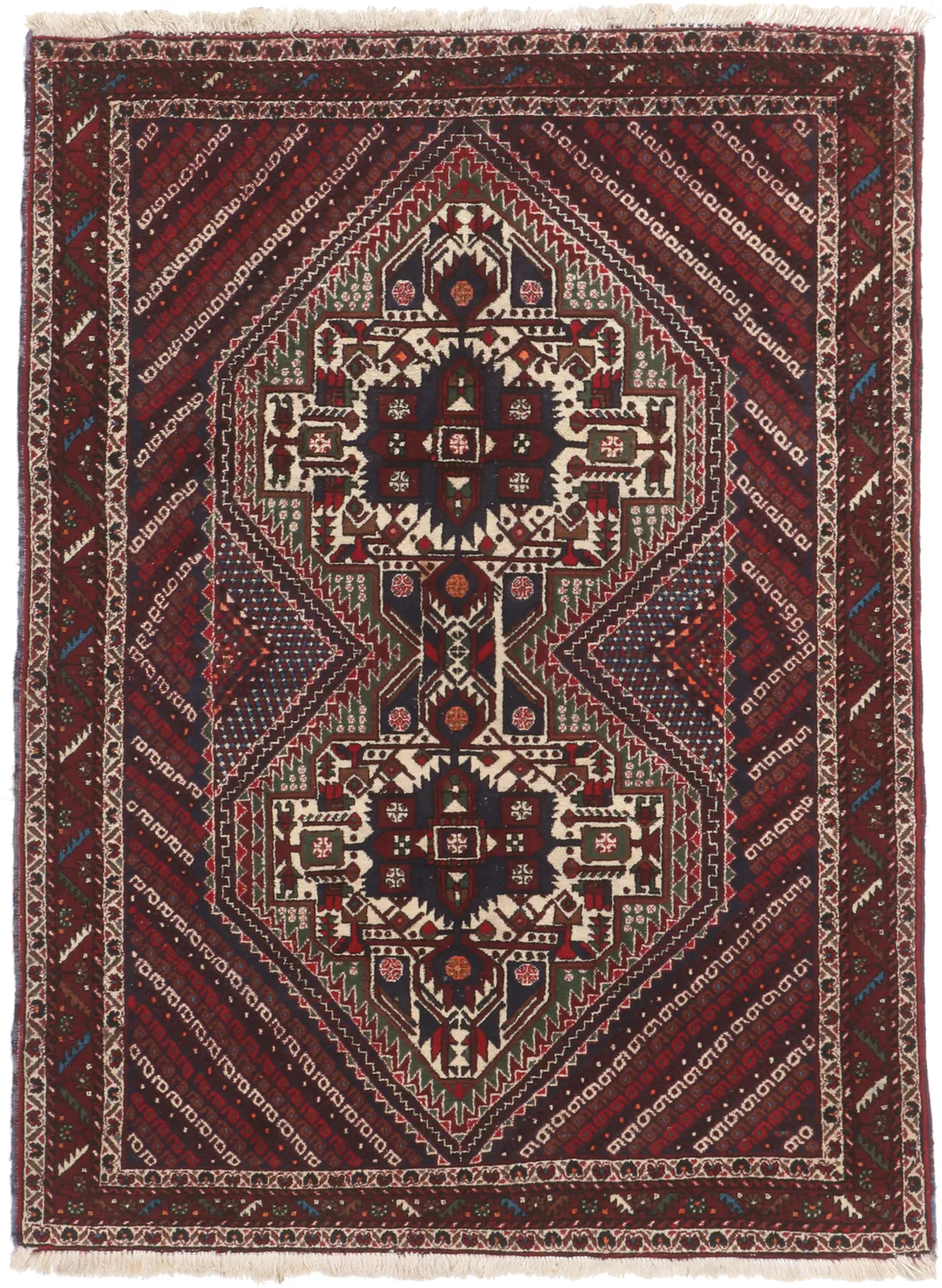 Persian Shahrbabak Rug in, 177 × 126 cm