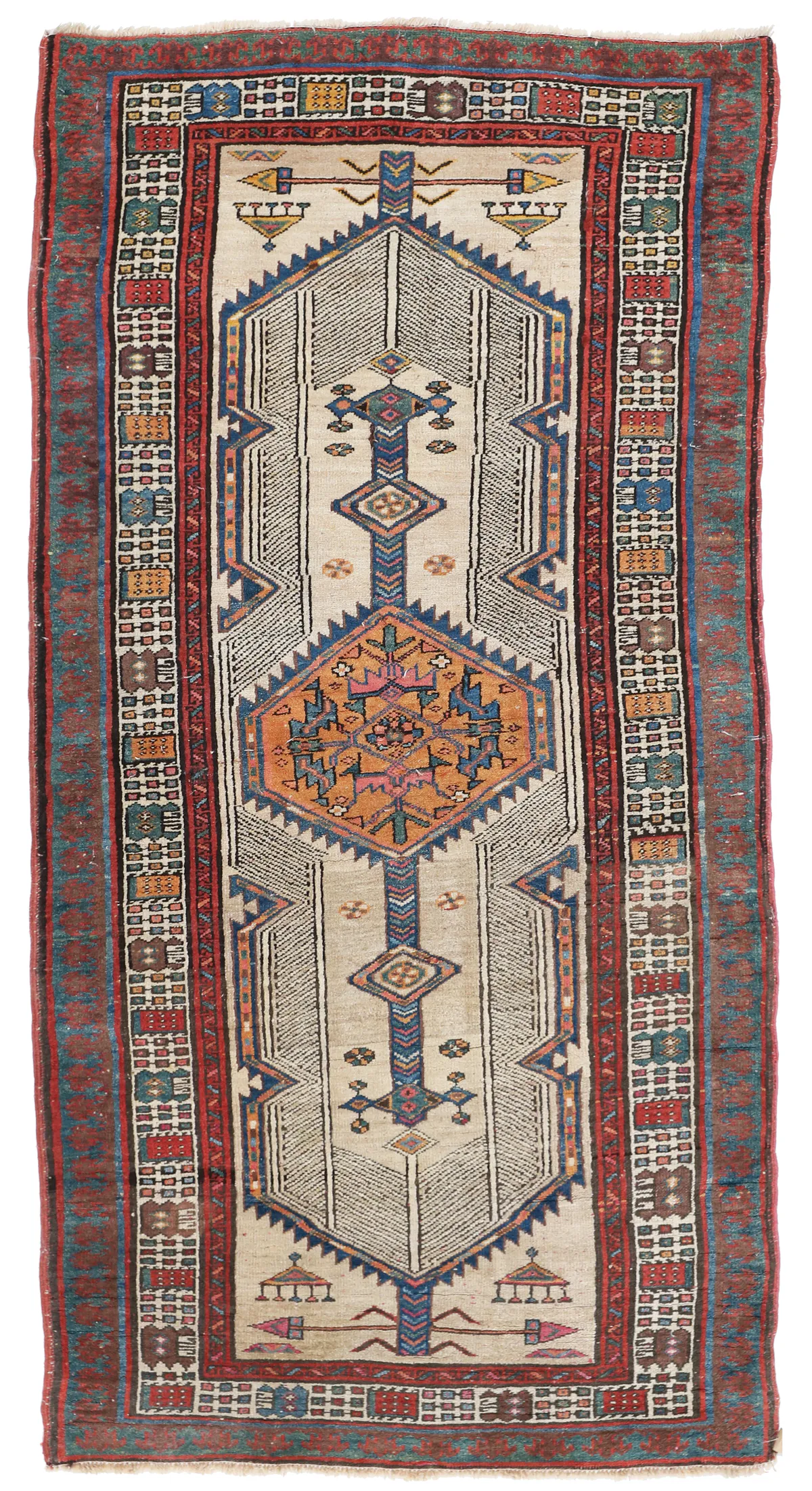 Antique Sarab circa 1910, 213 × 102 cm