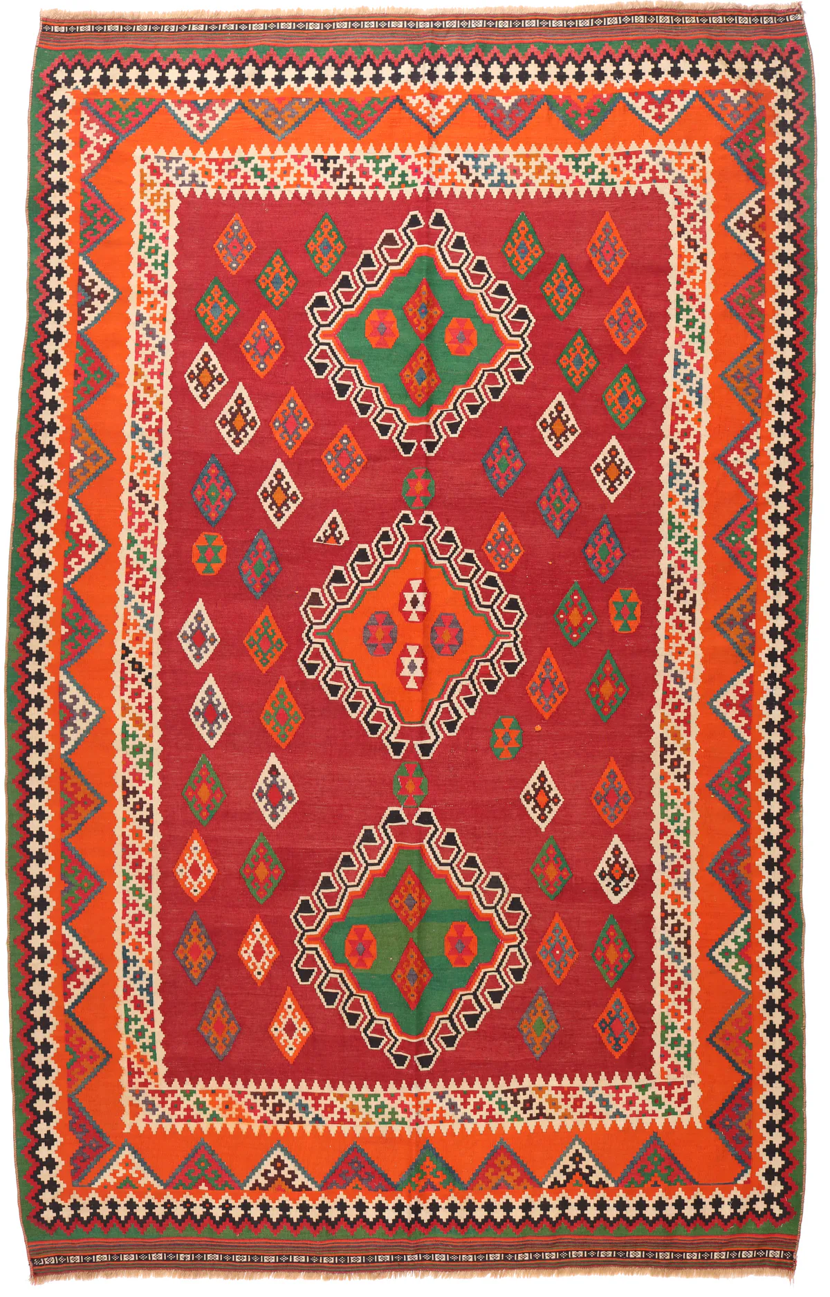 Kashgai or Qashkai Kilim, 297 × 187 cm