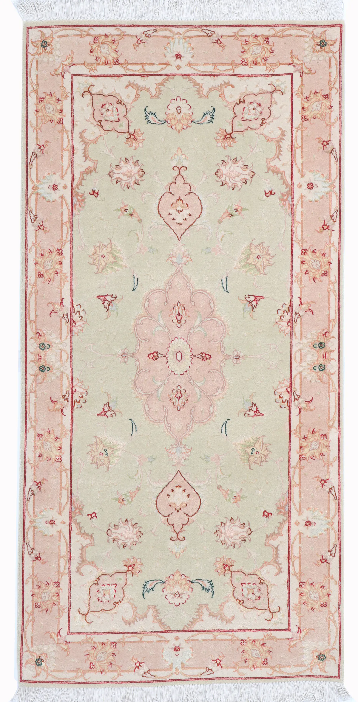 Tabriz Fine With Silk Highlights, 155 × 74 cm