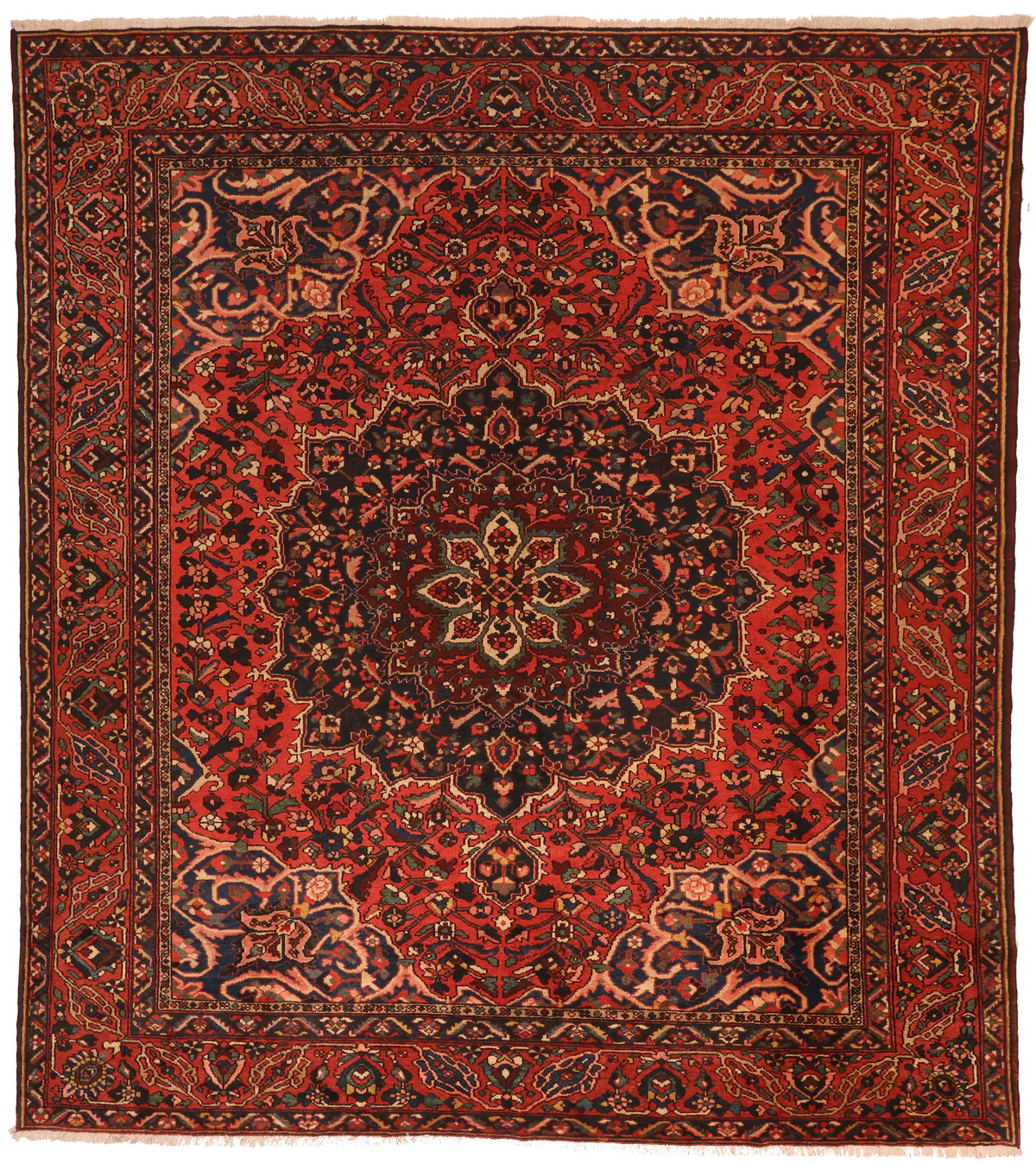 Bakhtiari Rug, 357 × 325 cm