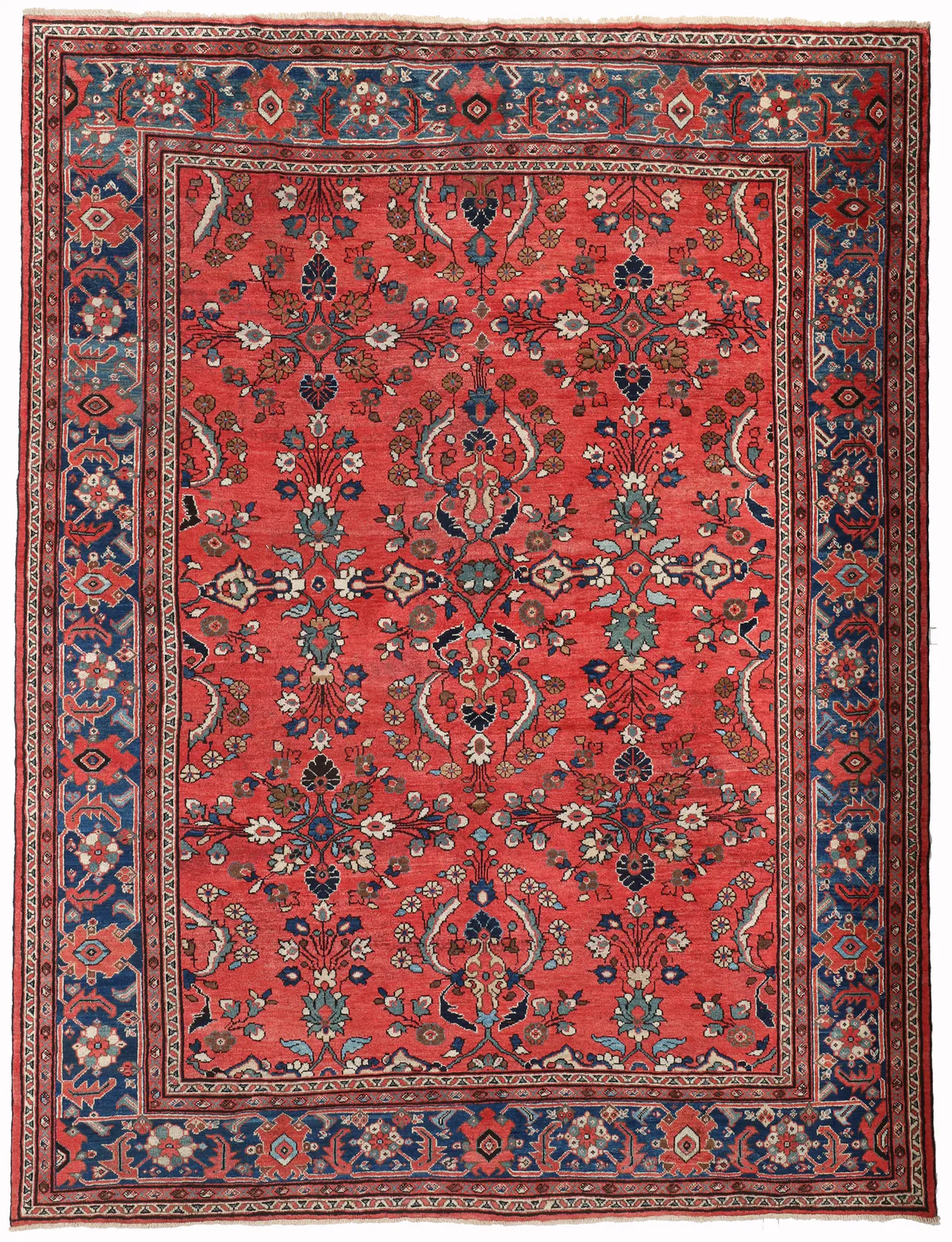 Persian Mahal Rug circa 1900 – 11'5 x 9, 351 × 275 cm
